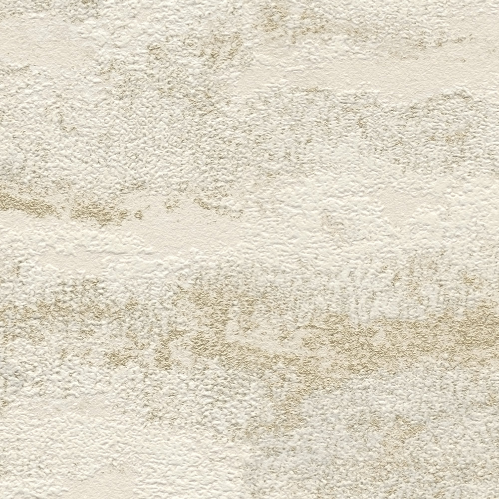             Pattern wallpaper with light glitter & wave pattern - beige
        