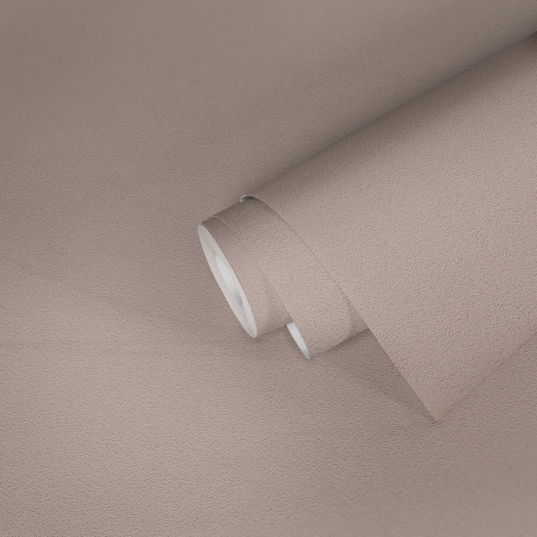             Papier peint uni avec structure de surface fine - marron
        