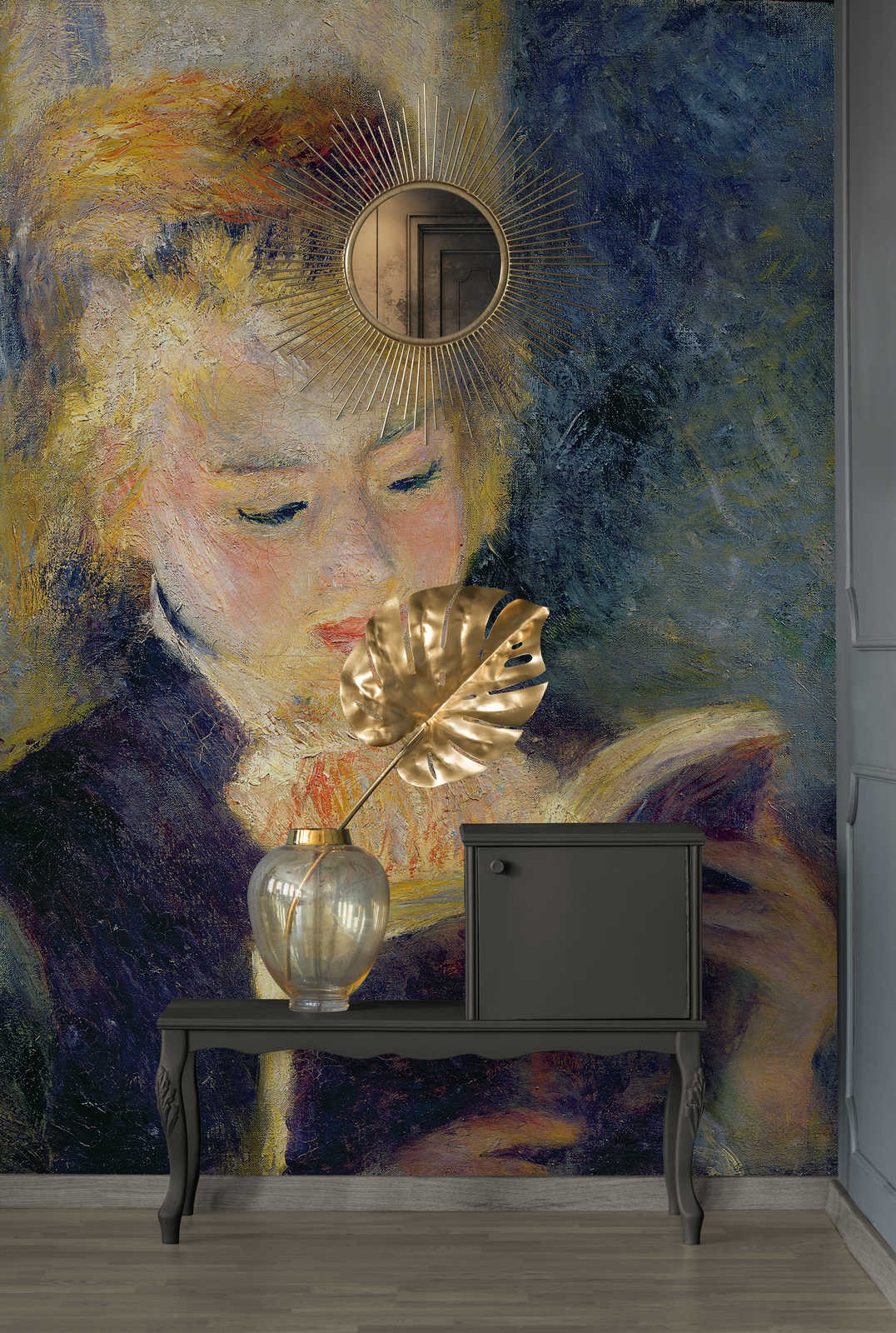             Mural "Reading Girl" de Pierre Auguste Renoir
        