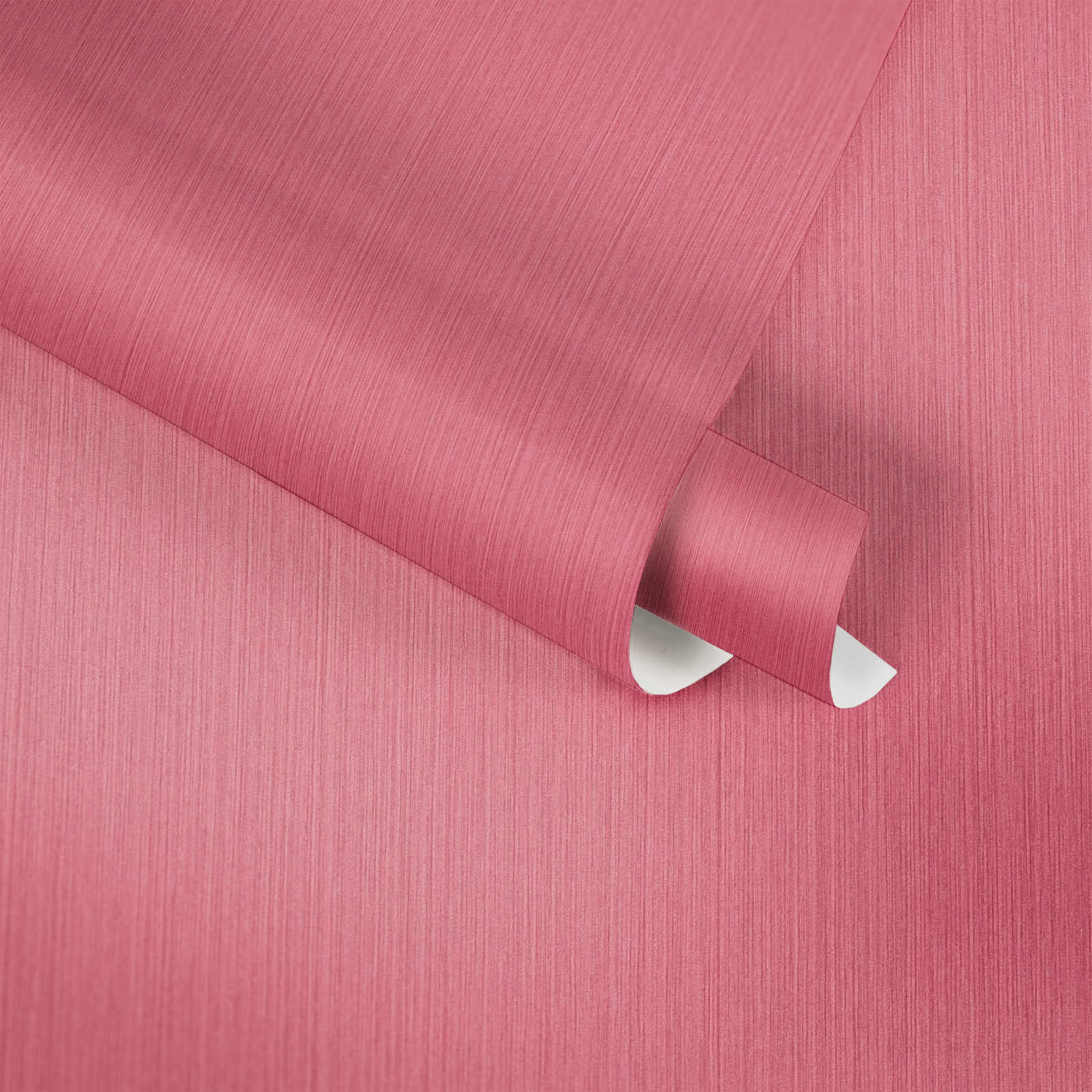             Papier peint rose avec effet textile chiné de MICHALSKY
        