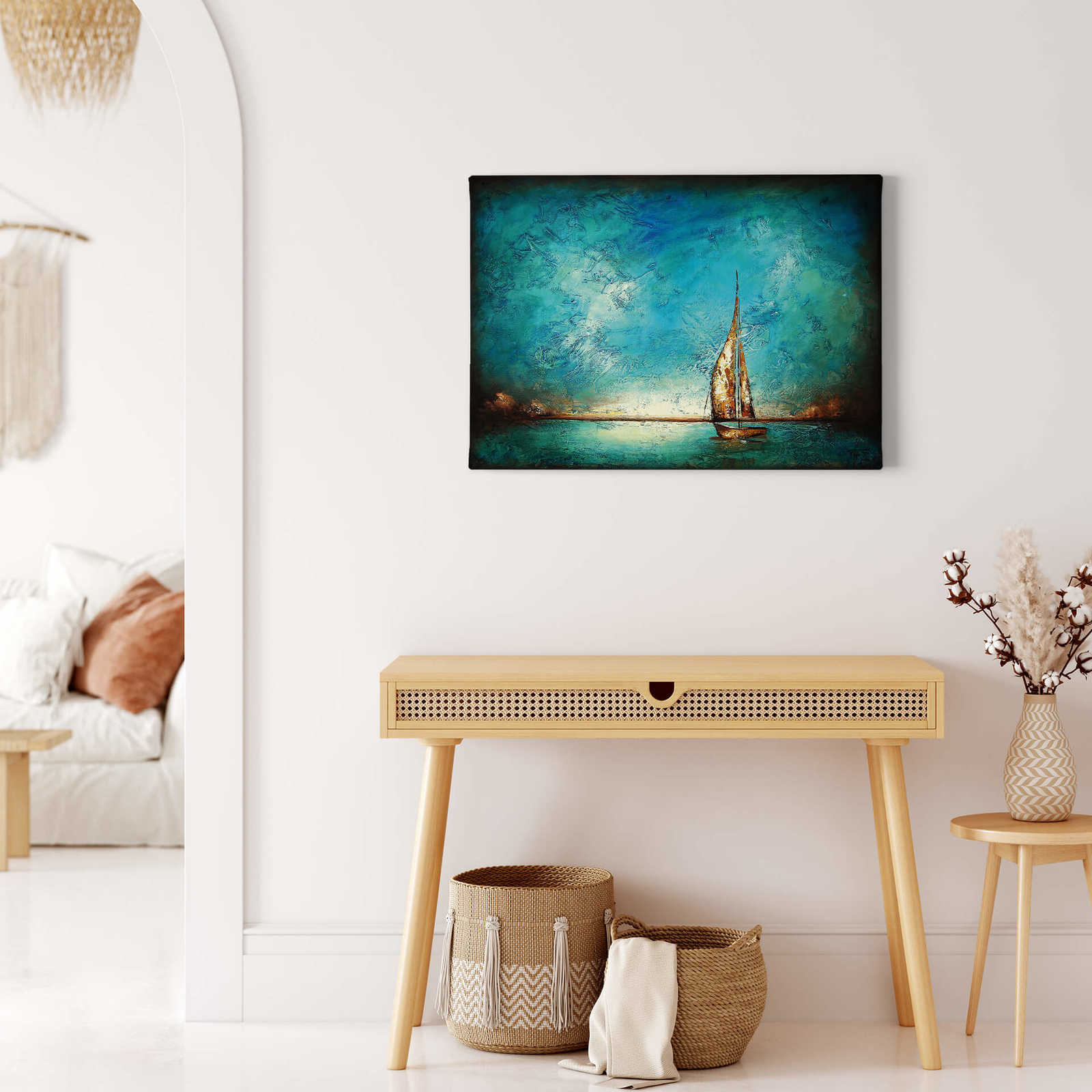             Abstract art canvas print "Loneliness" by Fedrau
        