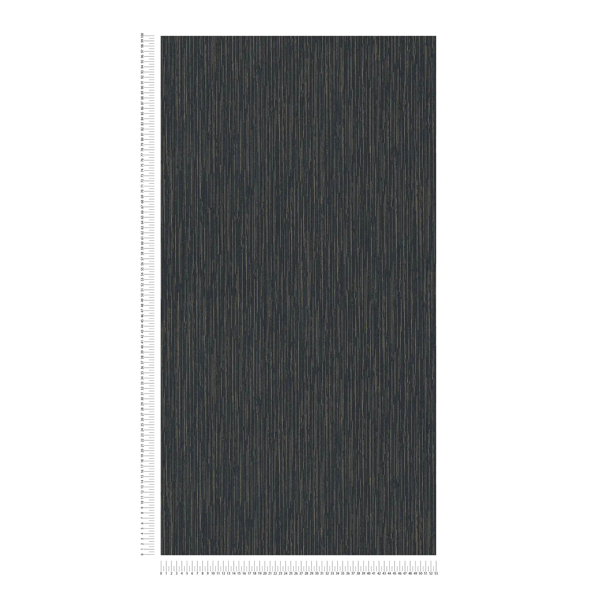             Black wallpaper with gold & silver line pattern - black, grey
        