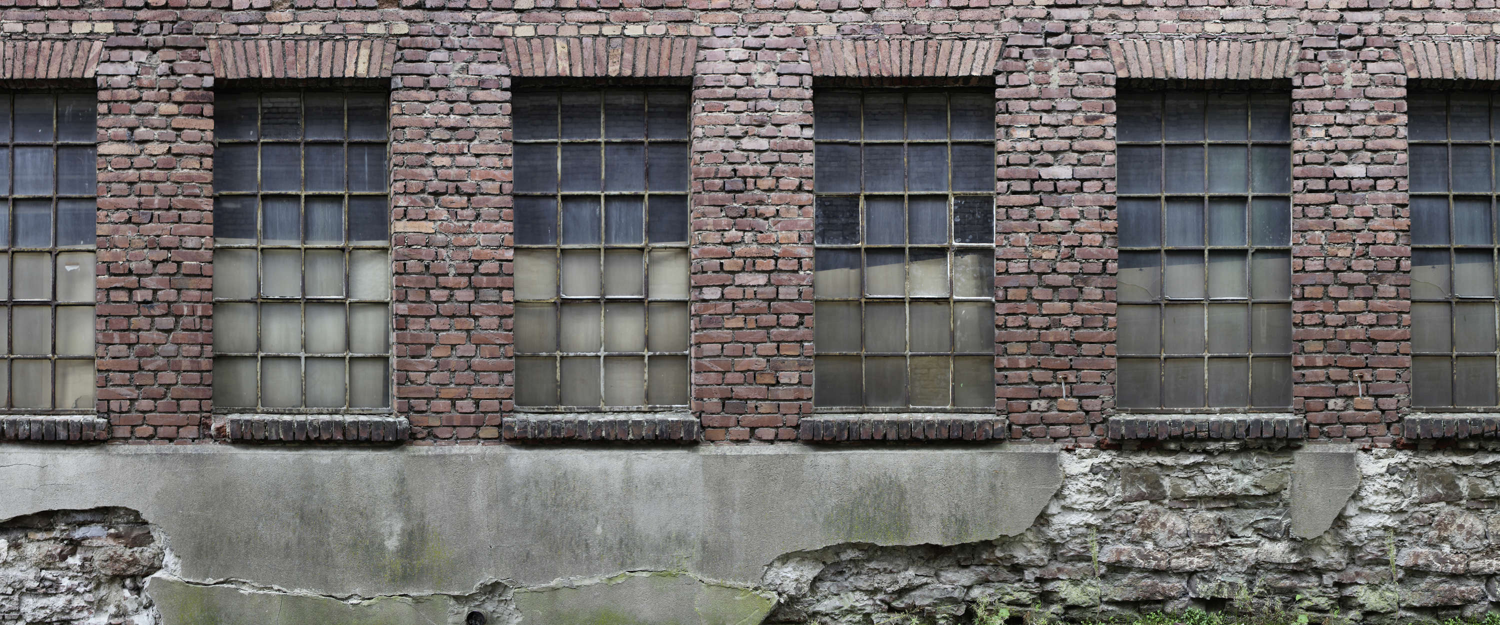             Photo wallpaper window 3D look in industrial design
        
