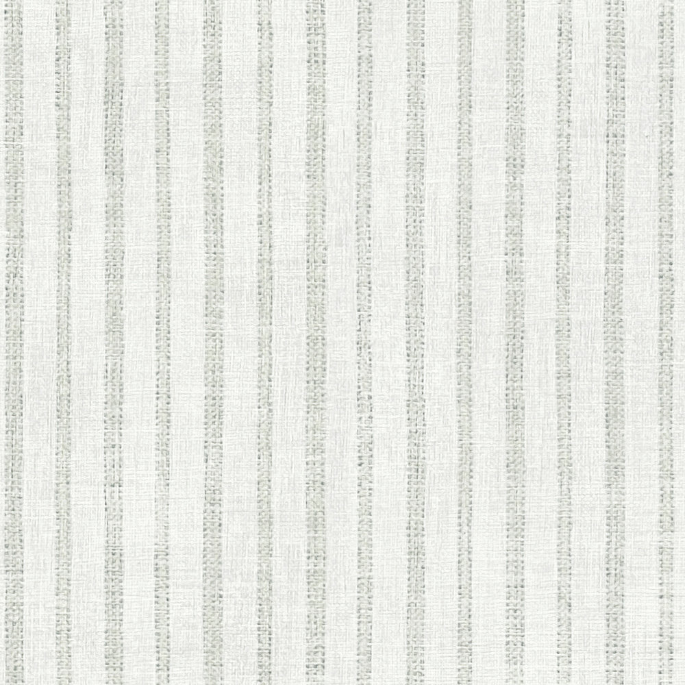             Vintage style wallpaper with stripes - cream, grey
        