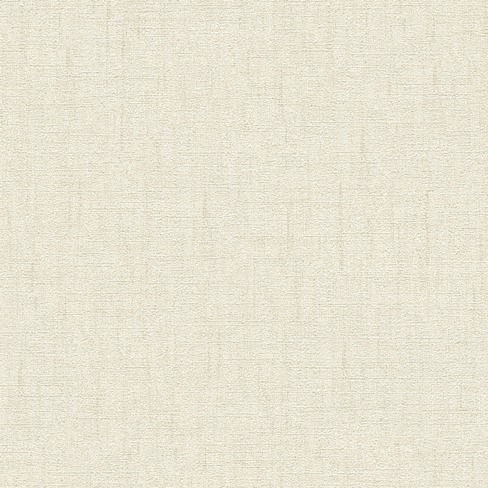             VERSACE plain wallpaper with shimmering linen structure - grey, cream
        