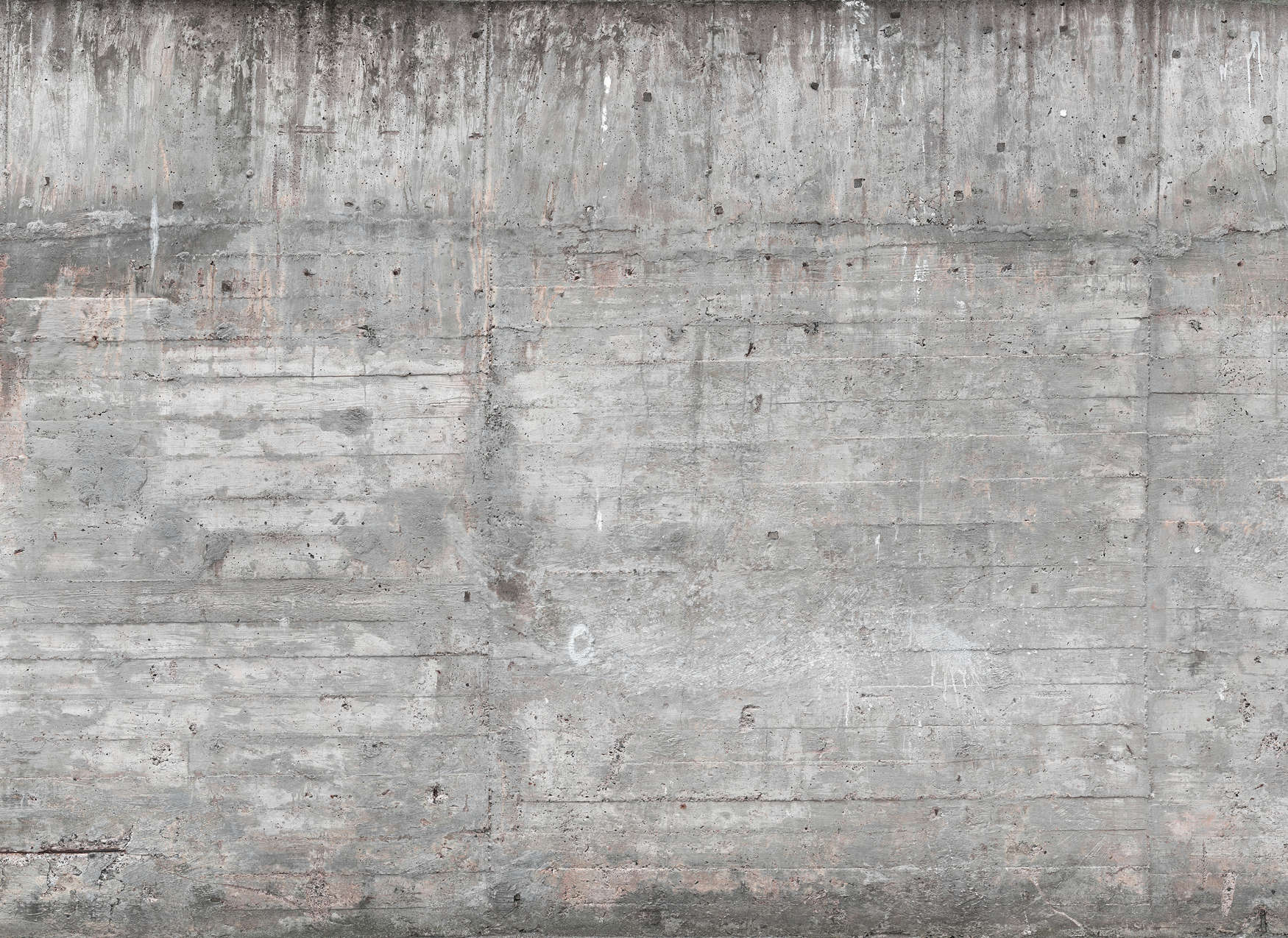             Mur en béton de style industriel - gris, marron
        