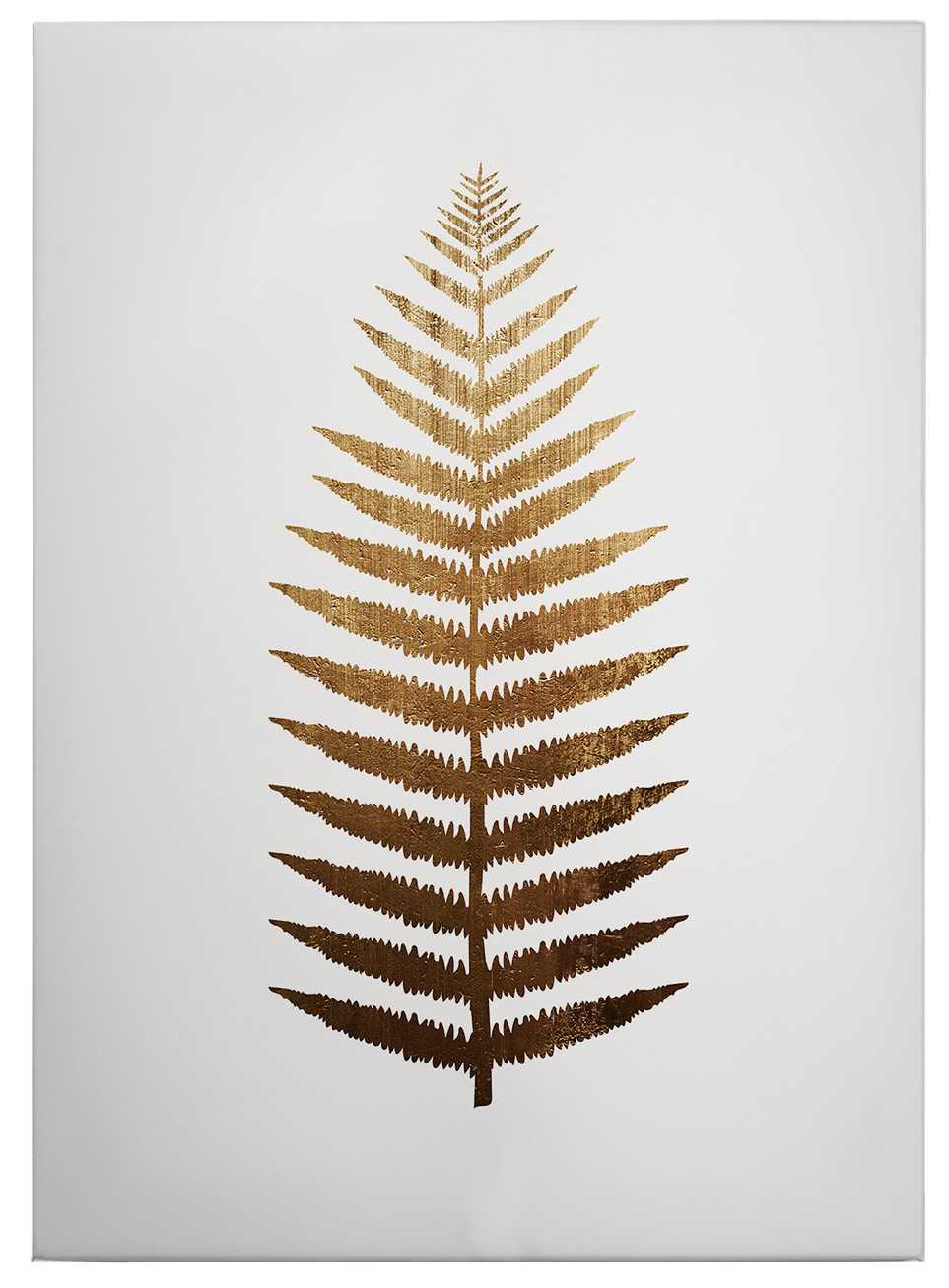             Canvas print "Golden fern" by Kubistika – gold
        
