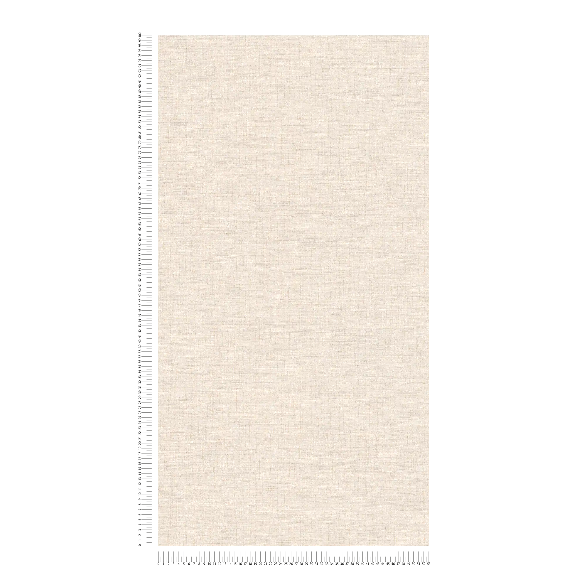             Melange plain wallpaper with linen look & structure - beige, yellow
        