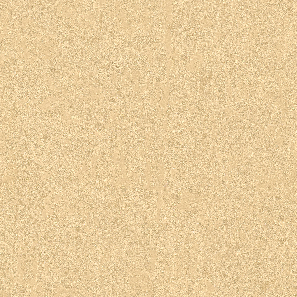             Non-woven wallpaper gold bright metallic uni with texture pattern
        