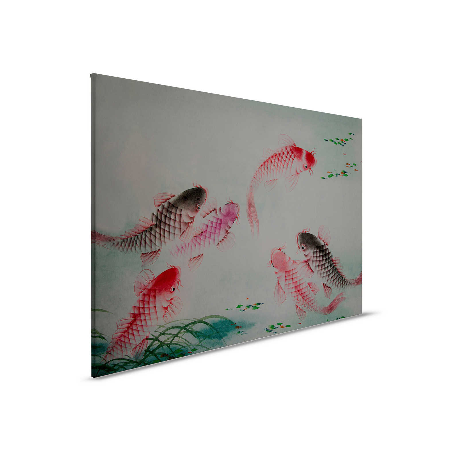         Canvas painting Asia Style with Koi pond | walls by patel - 0,90 m x 0,60 m
    