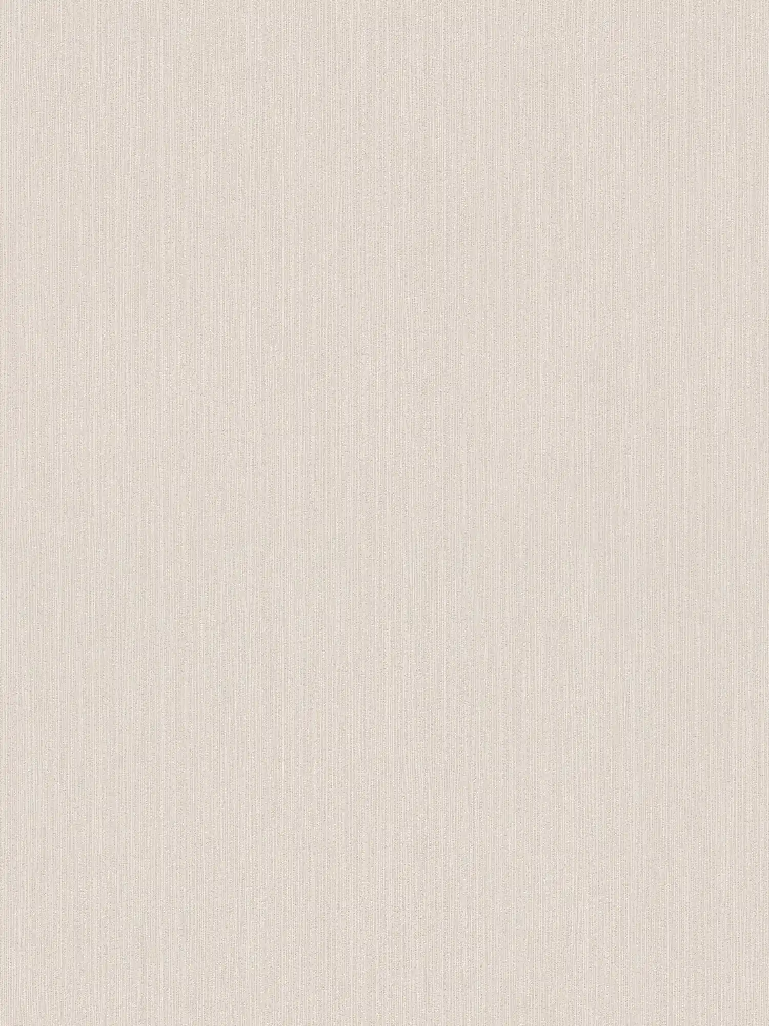 Cream beige non-woven wallpaper with subtle hatching - beige
