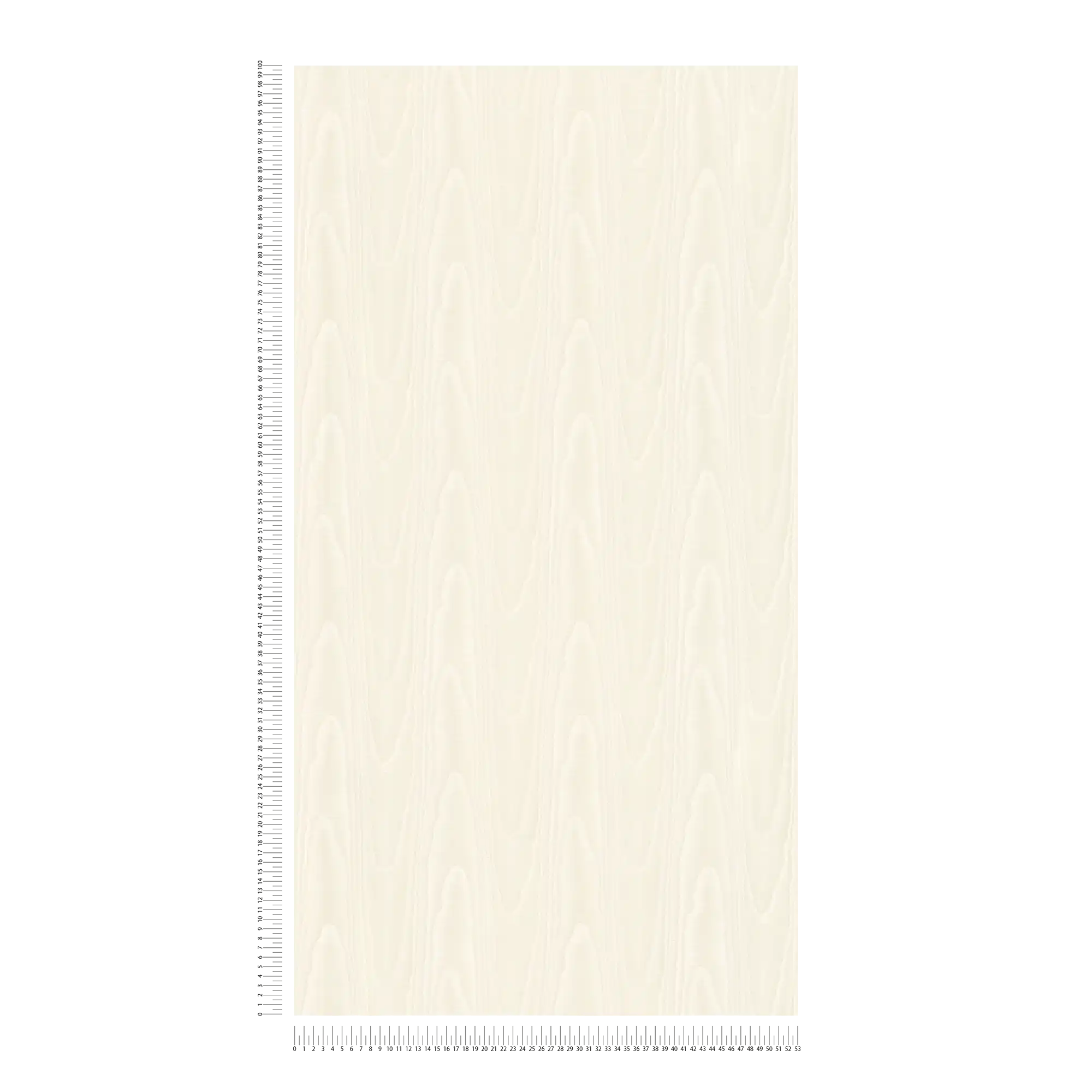             Papier peint aspect textile Crème avec effet moiré soie
        