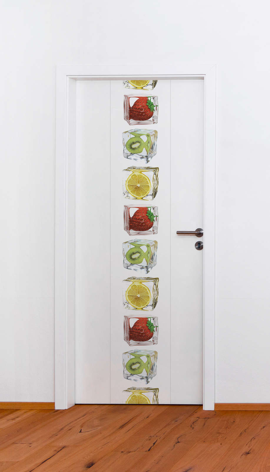            Papel pintado de cocina con frutas en colores vivos - colorido, blanco, amarillo, rojo
        
