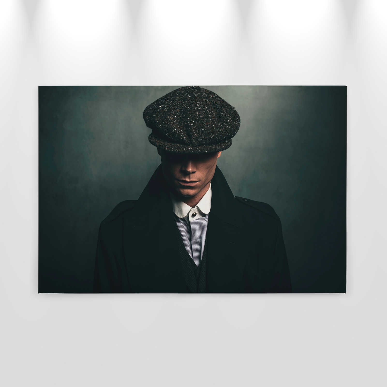             Roger 1 - Toile Gangster Portrait, Style rétro - 0,90 m x 0,60 m
        