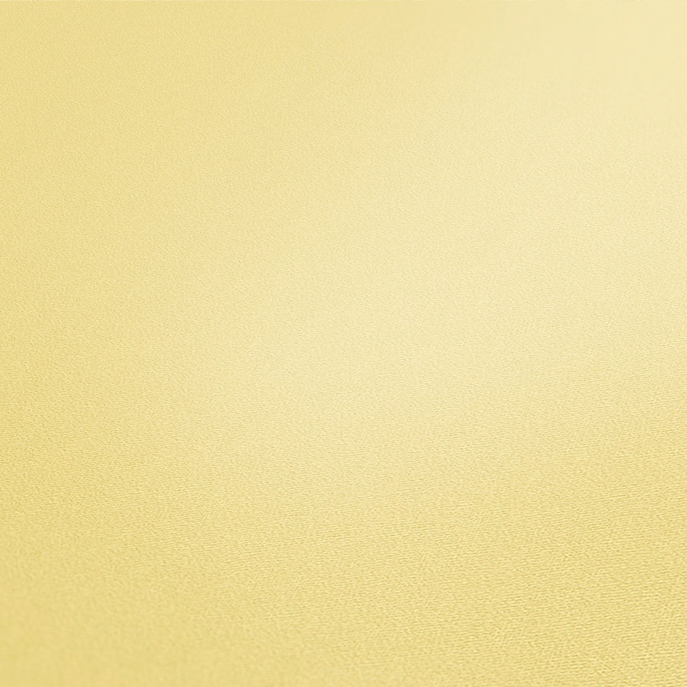             Papier peint jaune uni ocre jaune avec structure gaufrée
        