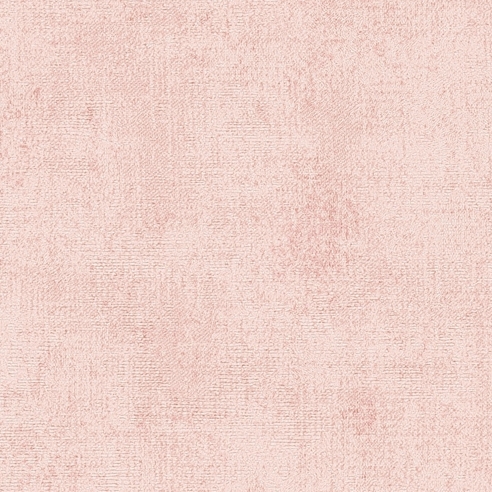             Papel pintado con diseño de estructura discreta - rosa
        