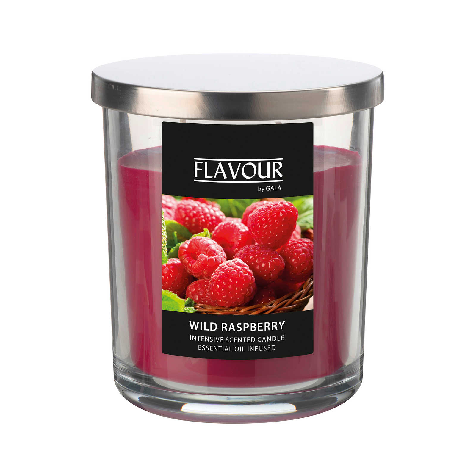         Raspberry scented candle with sweet scent - 380g
    