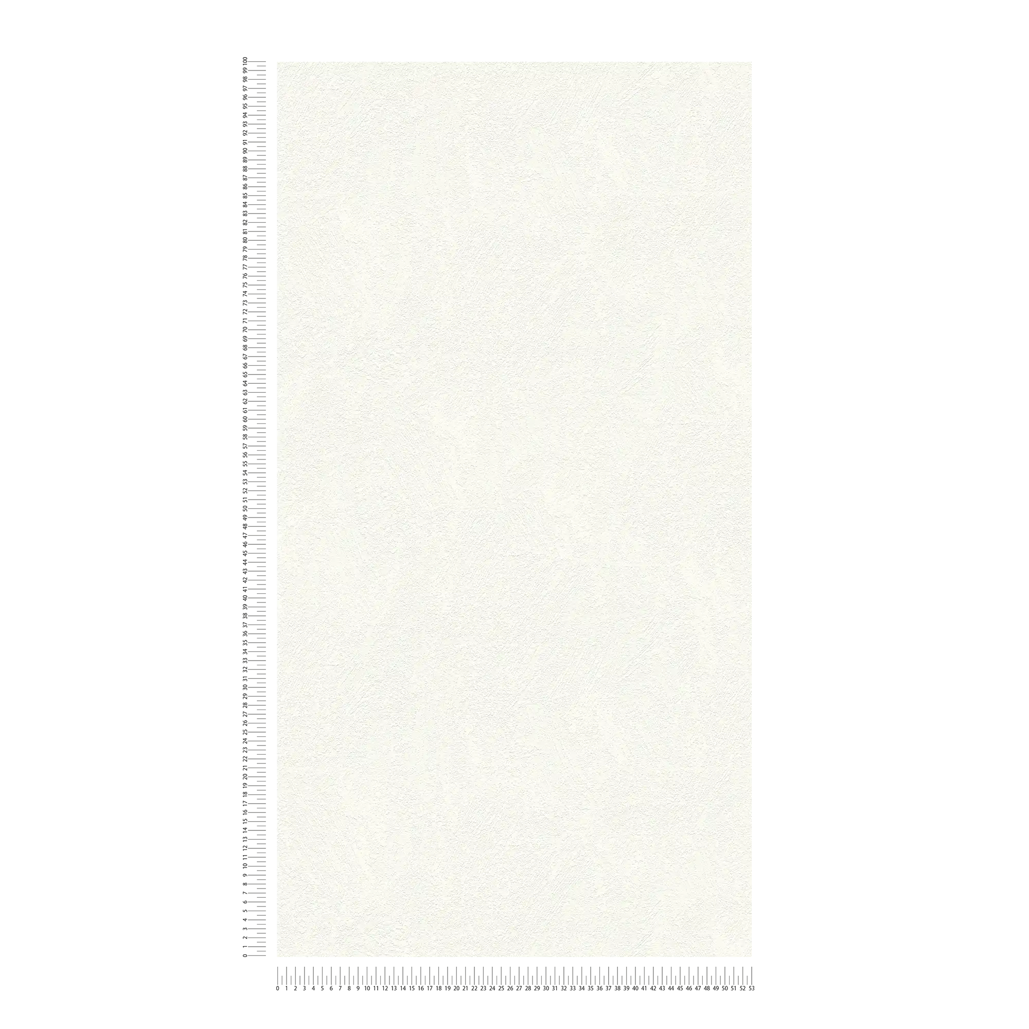            Carta da parati in tessuto non tessuto effetto gesso con motivo di struttura in schiuma - bianco
        