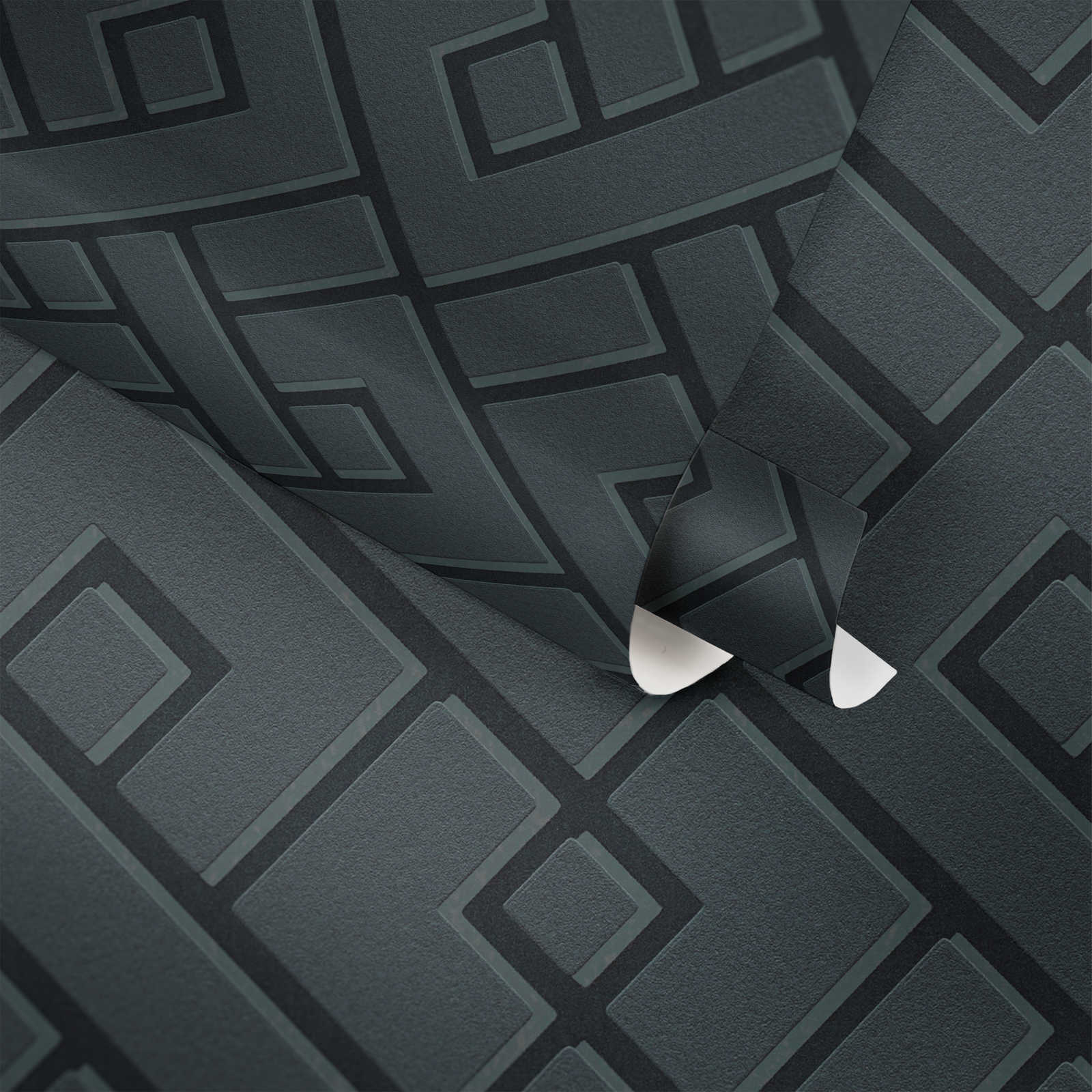             MICHALSKY behang zwart met 3D patroon & mat-glanseffect
        