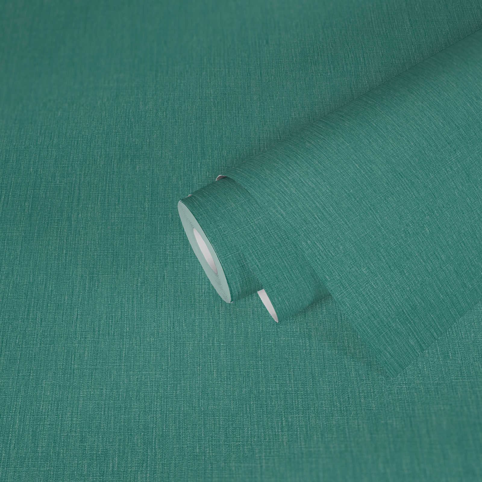             Eenheidsbehang met textuur op vlies in matte look - groen, blauw
        