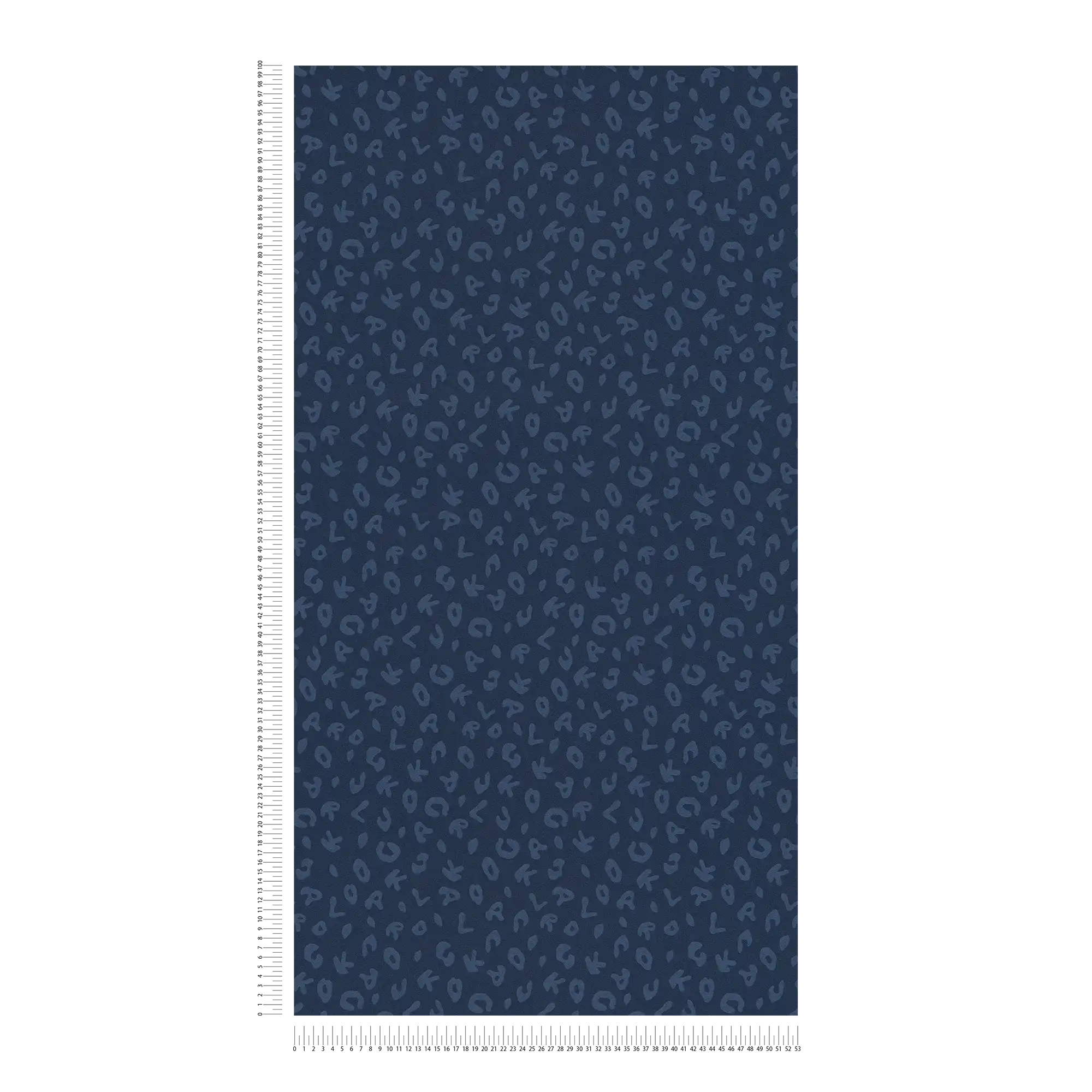             Karl LAGERFELD wallpaper Animal Print - Blue, Metallic
        