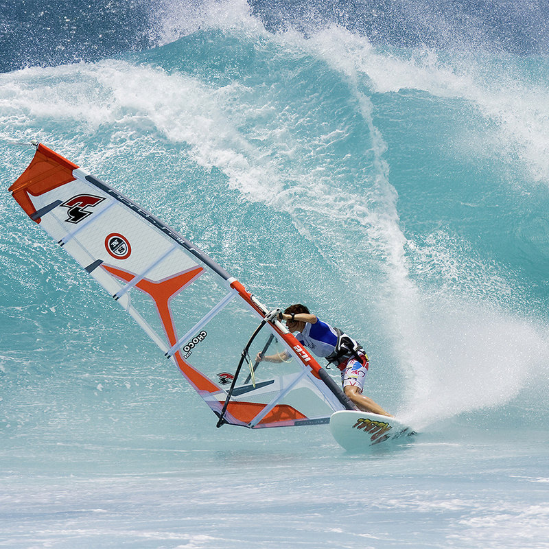 Sea with Surfer Wallpaper - Matt Smooth Non-woven
