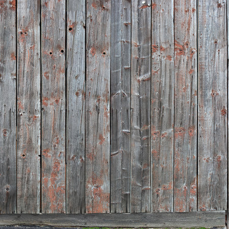 Houten behang grijs-bruine plankenwand in used look
