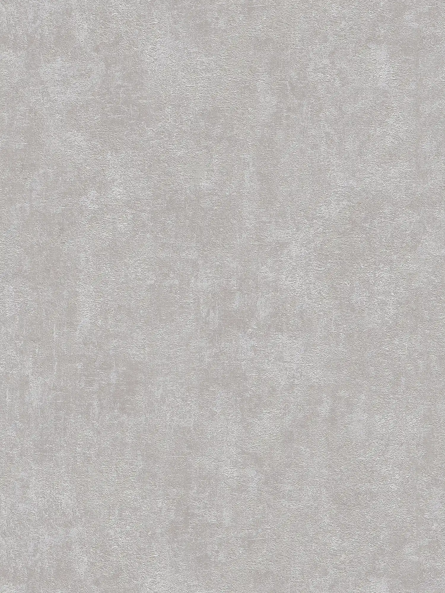 Wallpaper plaster structure, plain & satin - grey
