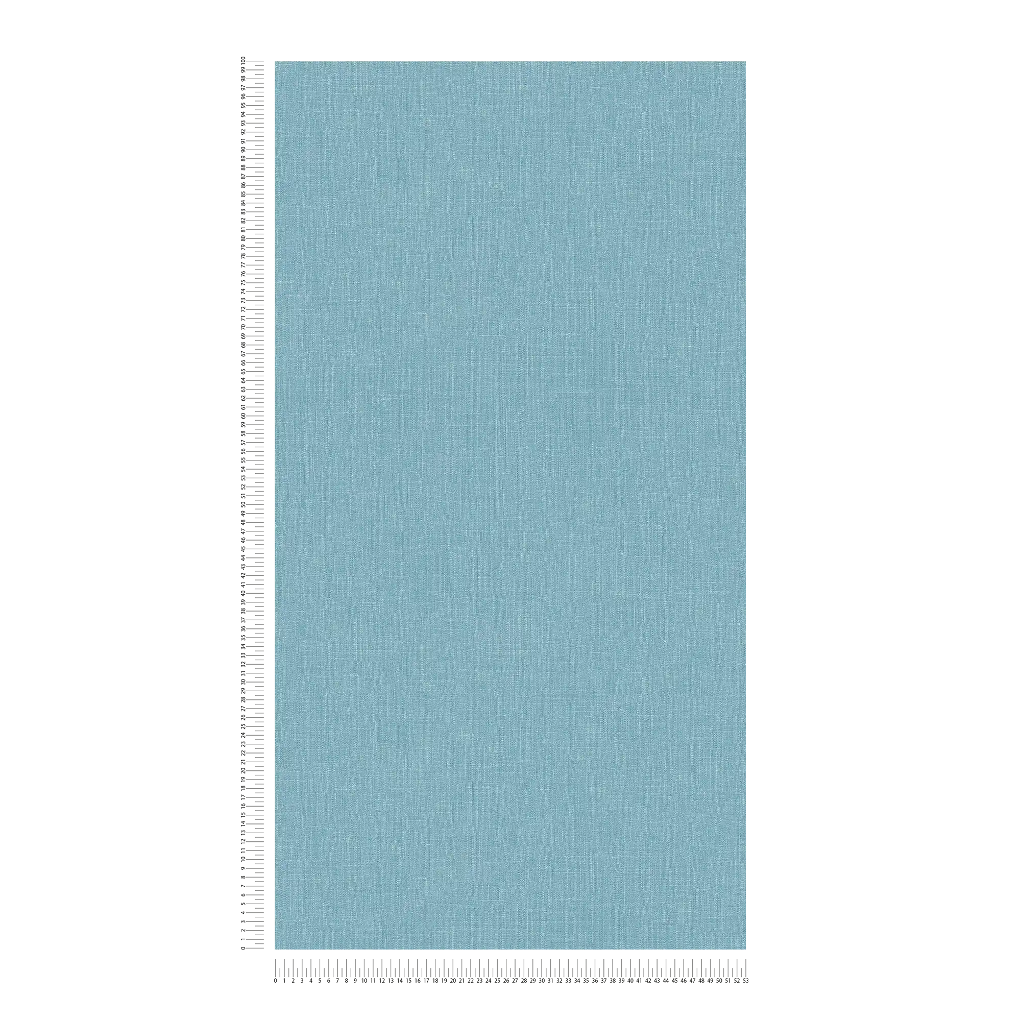             Papel pintado no tejido azul moteado con estructura textil en estilo bouclé
        