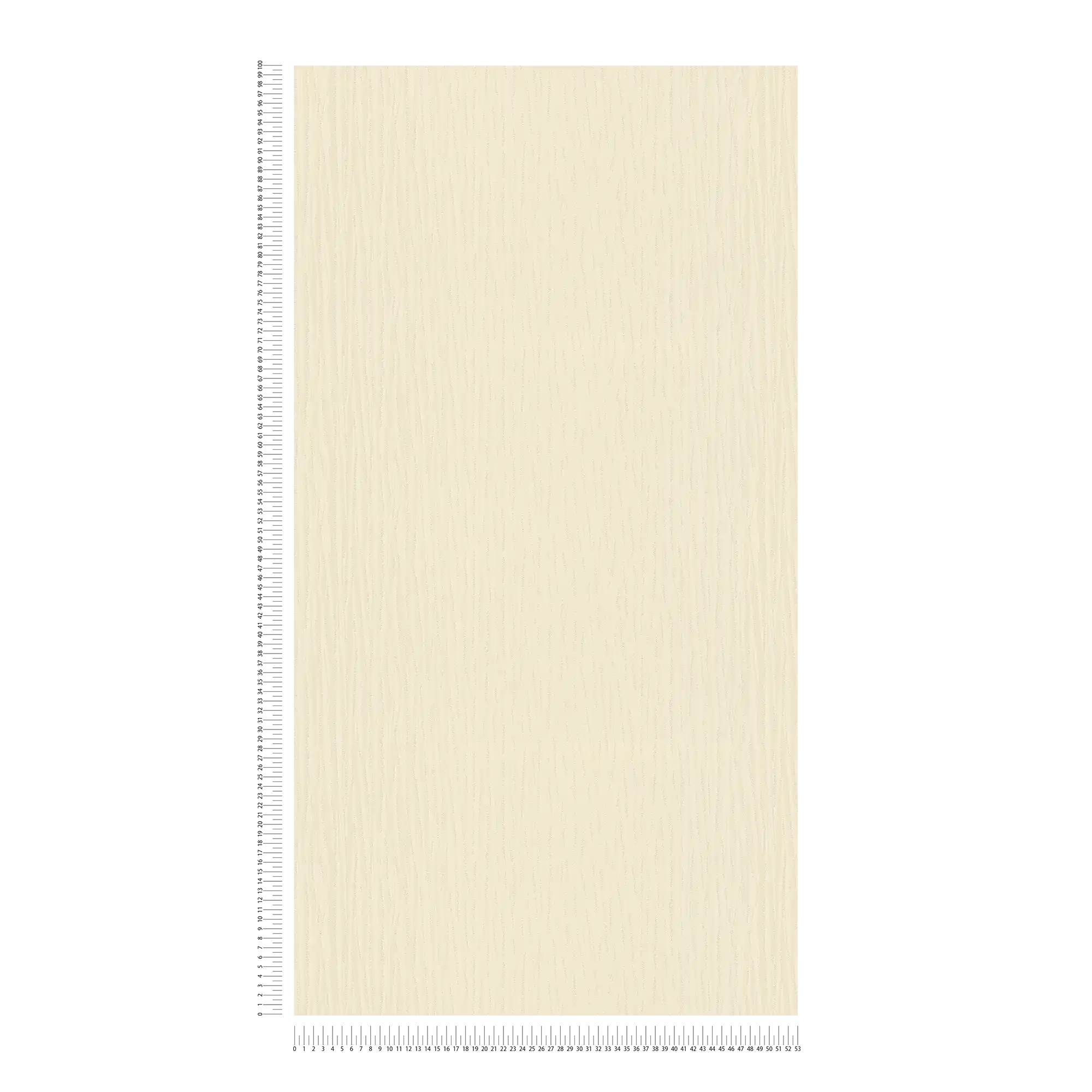             Vliesbehang crème geel met metallic glans & kleurpatroon
        