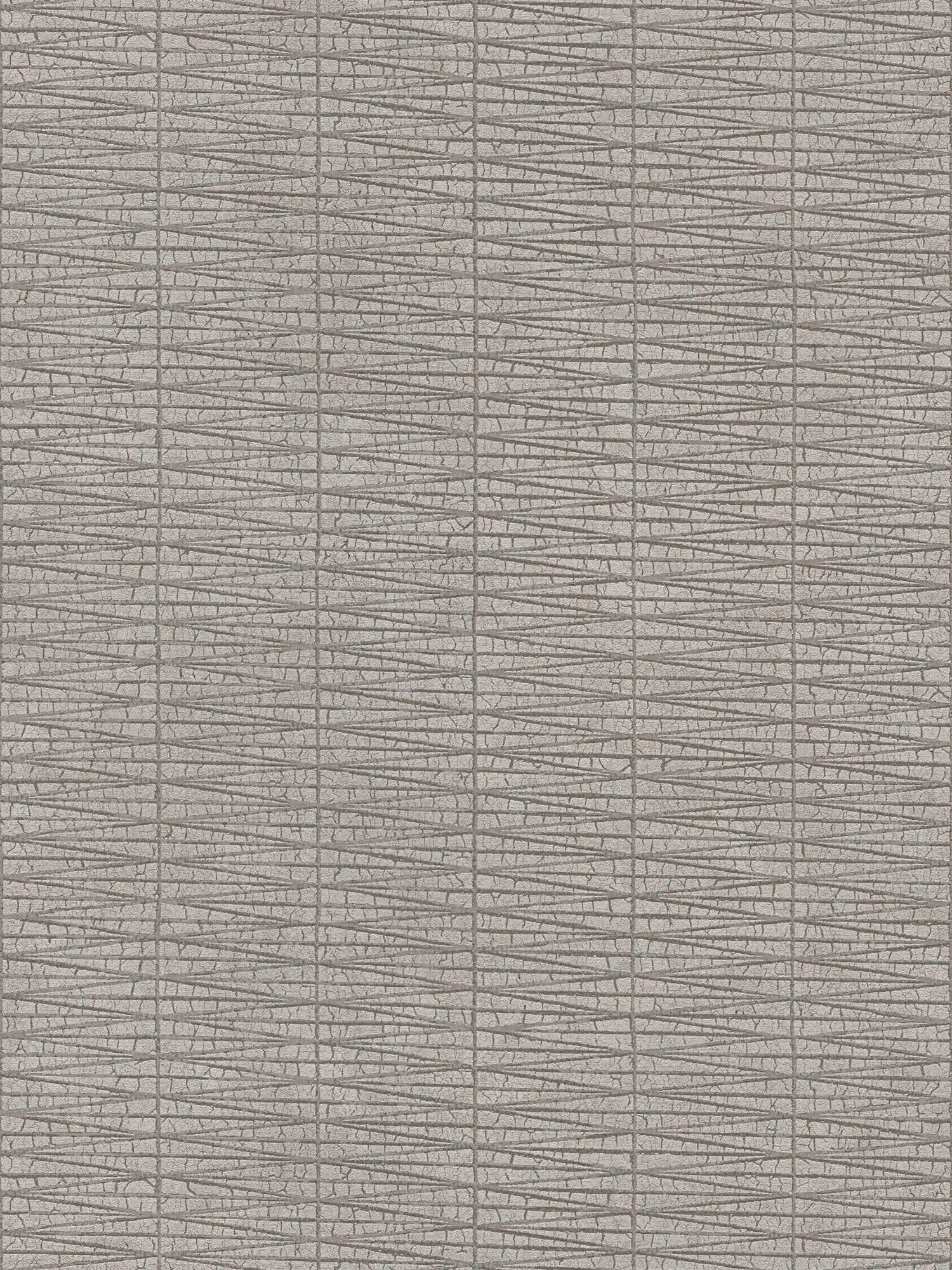 Papel pintado gris con diseño de líneas y estructuras
