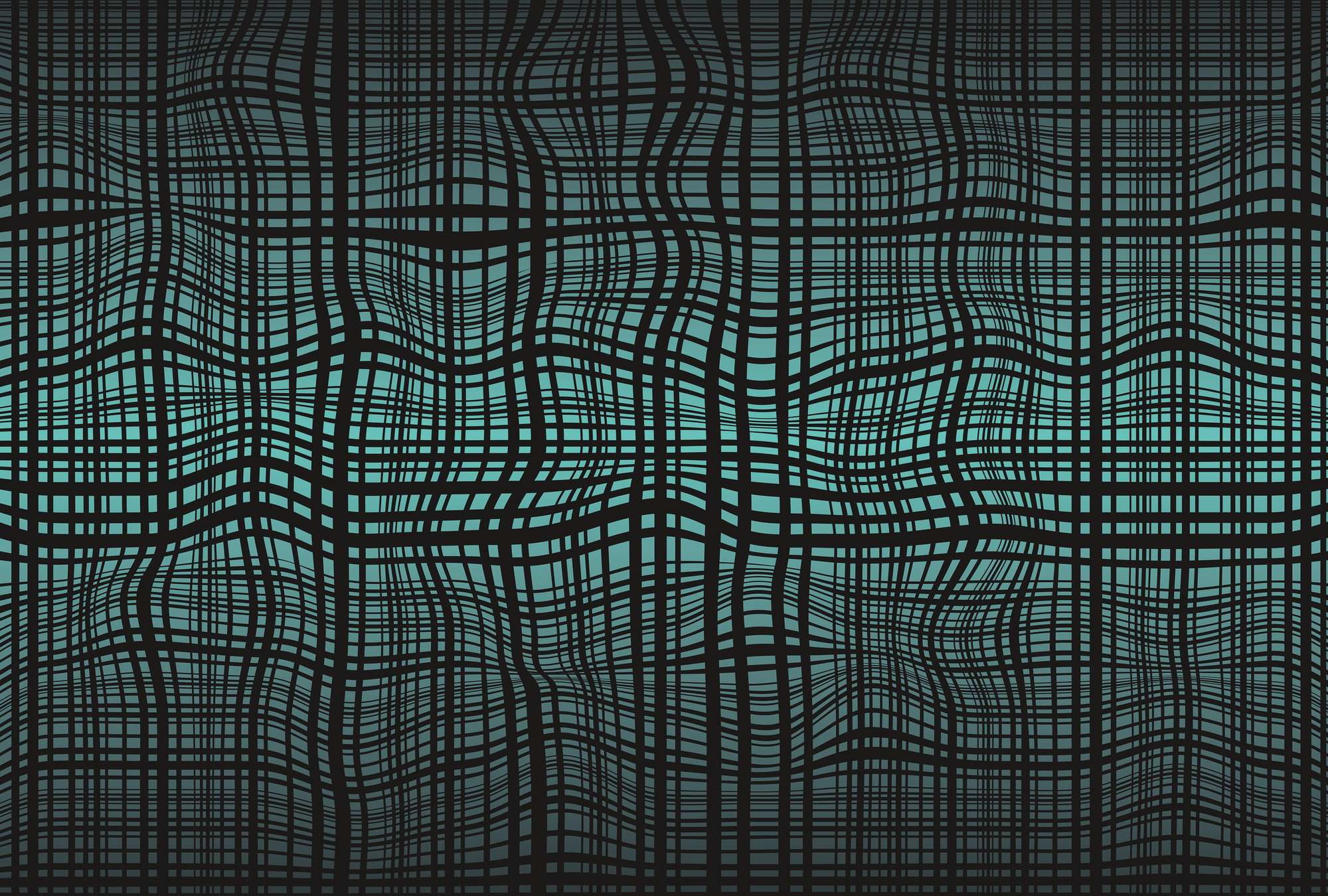             Papier peint panoramique 3D avec design de lignes ondulées
        