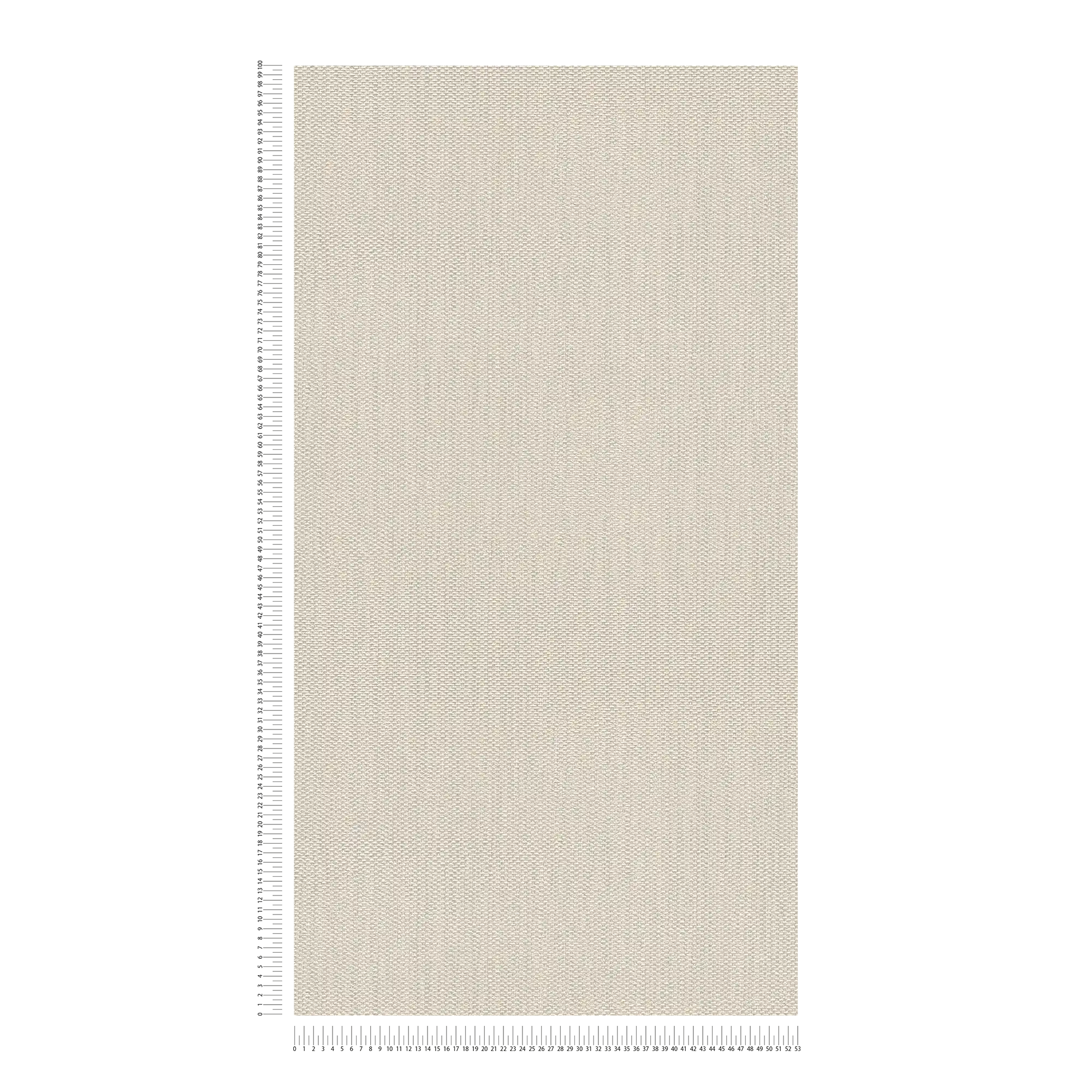             papier peint en papier intissé aspect textile - crème, gris
        