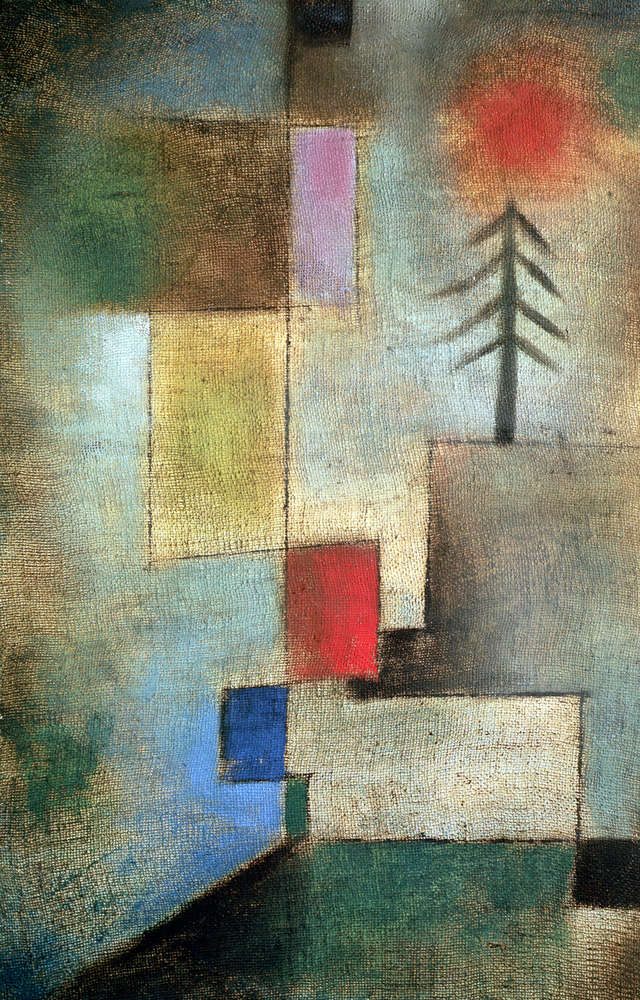             Small fir tree picture mural by Paul Klee
        