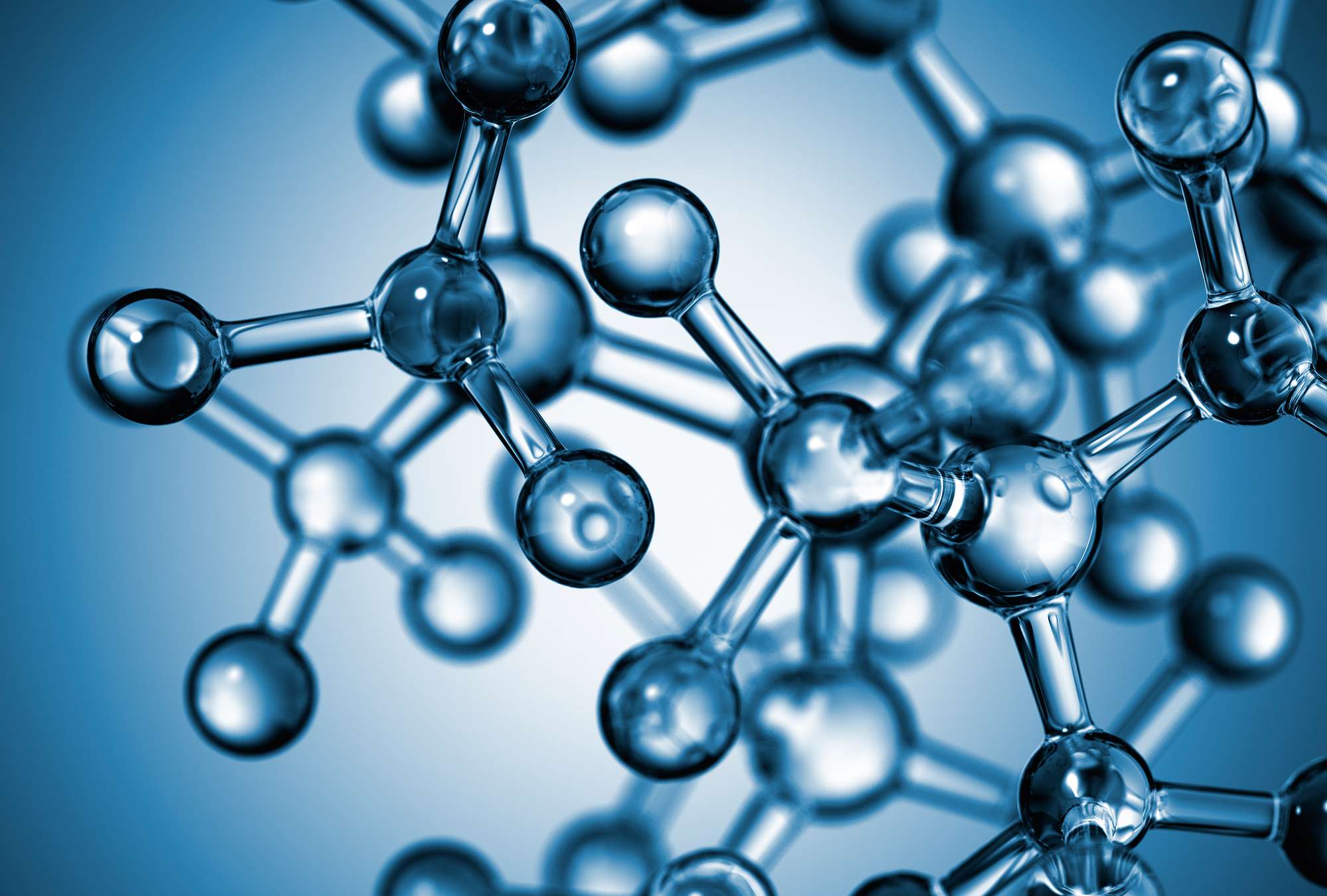             Carta da parati dei composti molecolari - Design grafico
        