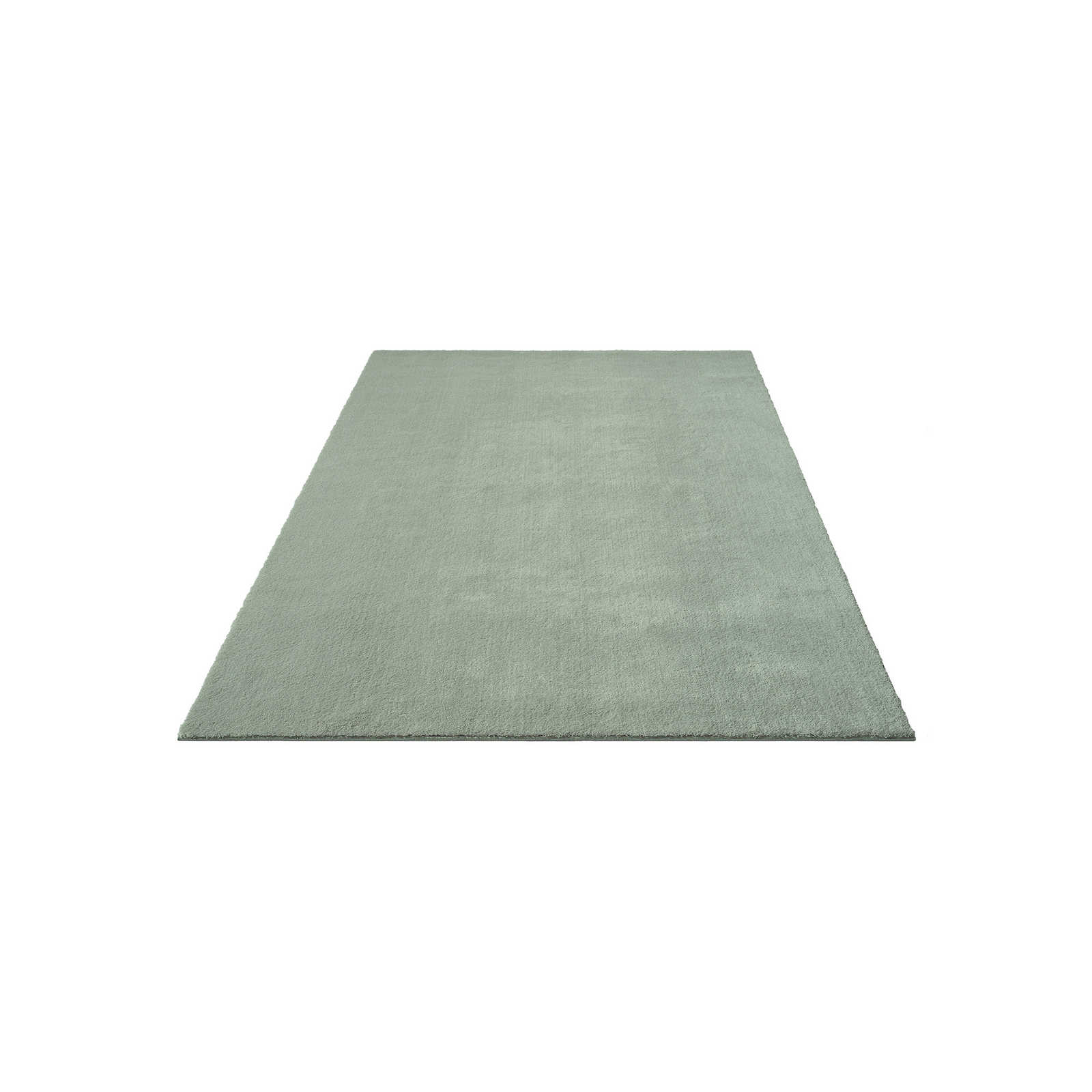 Soft pile carpet in green - 230 x 160 cm
