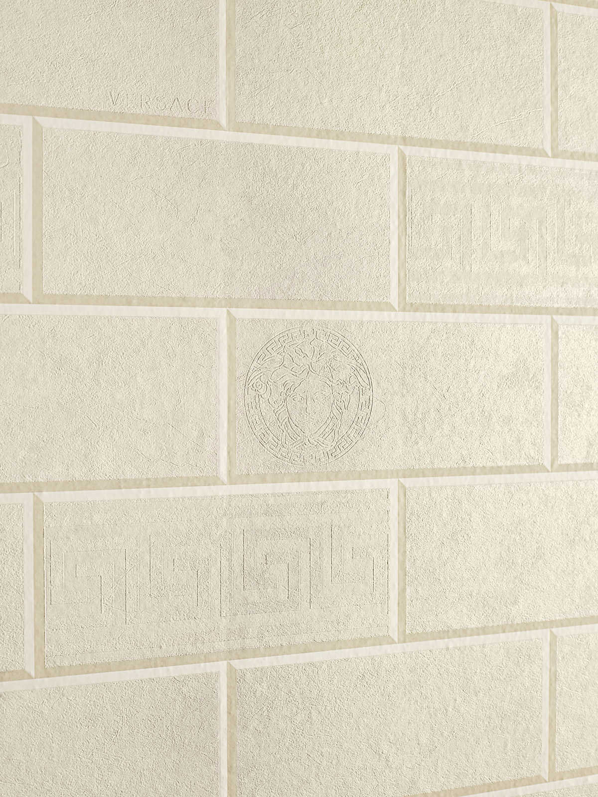             Wallpaper stone look sandstone masonry - beige, cream
        