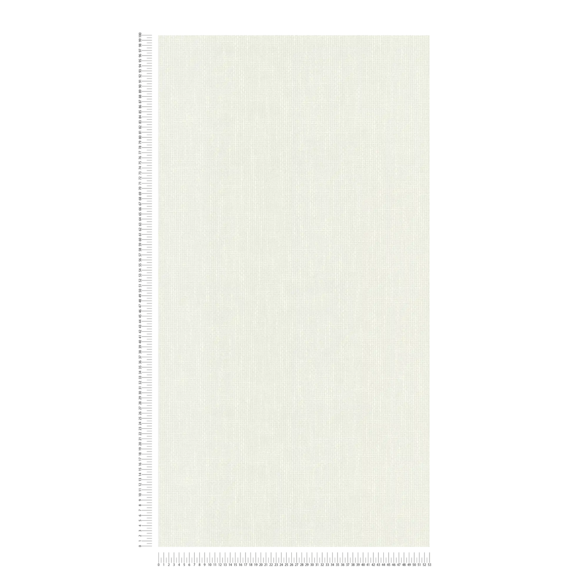             Geprofileerd behangpapier met weefselstructuur in linnenlook - wit
        