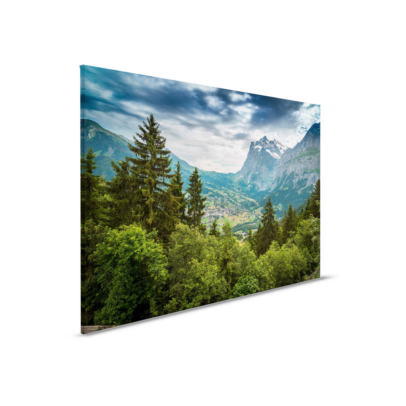         Canvas with mountain landscape - 0.90 m x 0.60 m
    