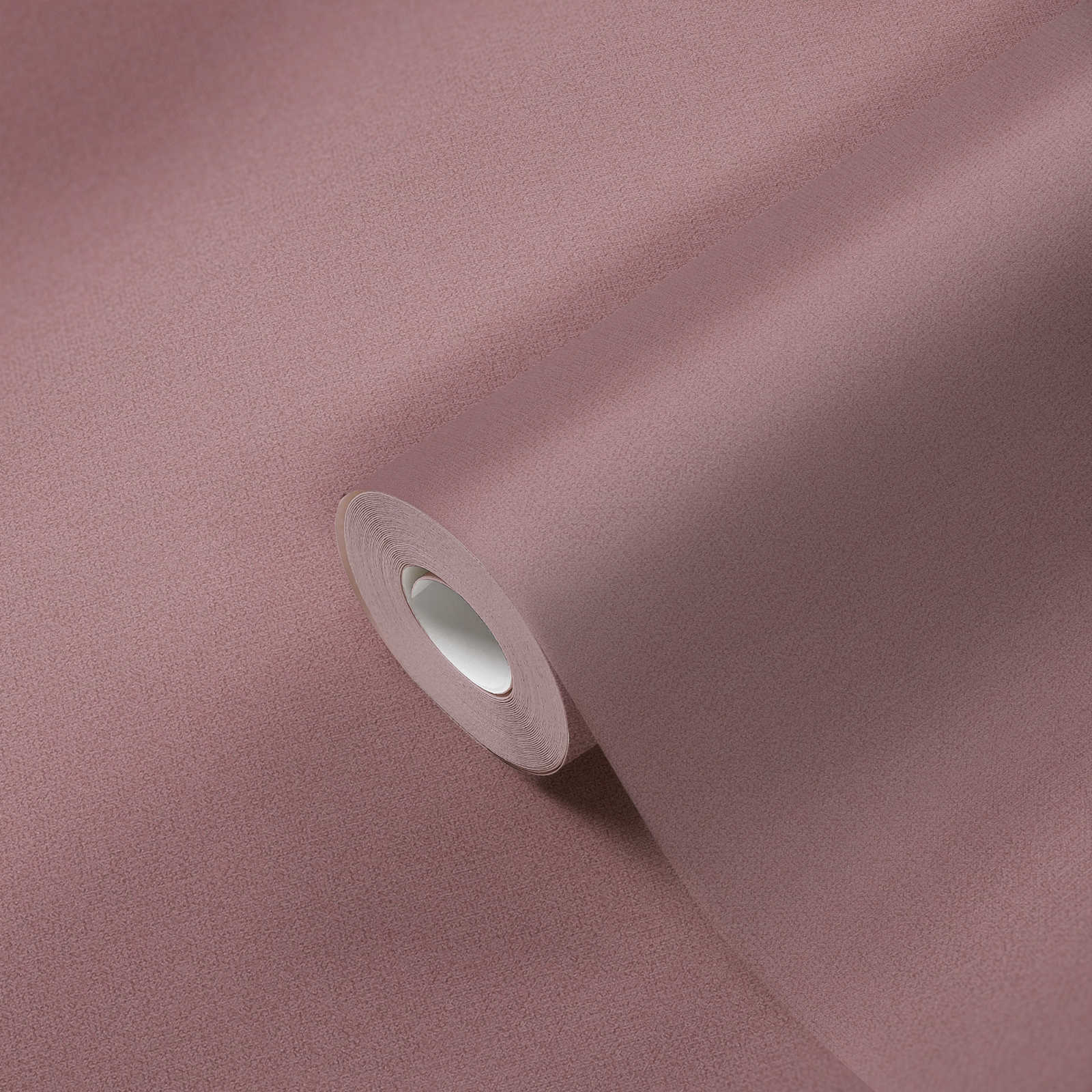             Papel pintado liso no tejido con aspecto textil sin PVC - morado
        