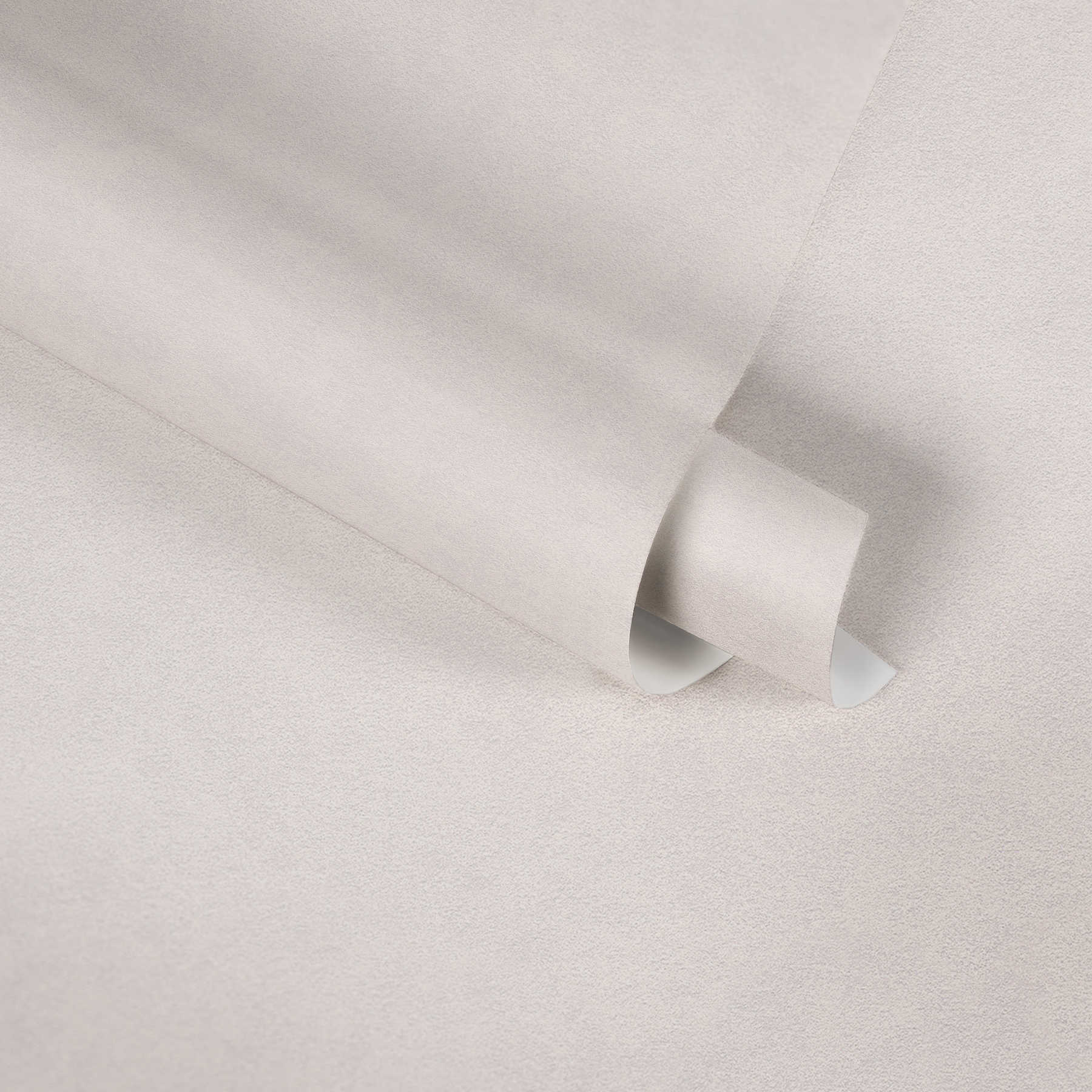             behang wit grijs uni met zijdemat structuurpatroon
        
