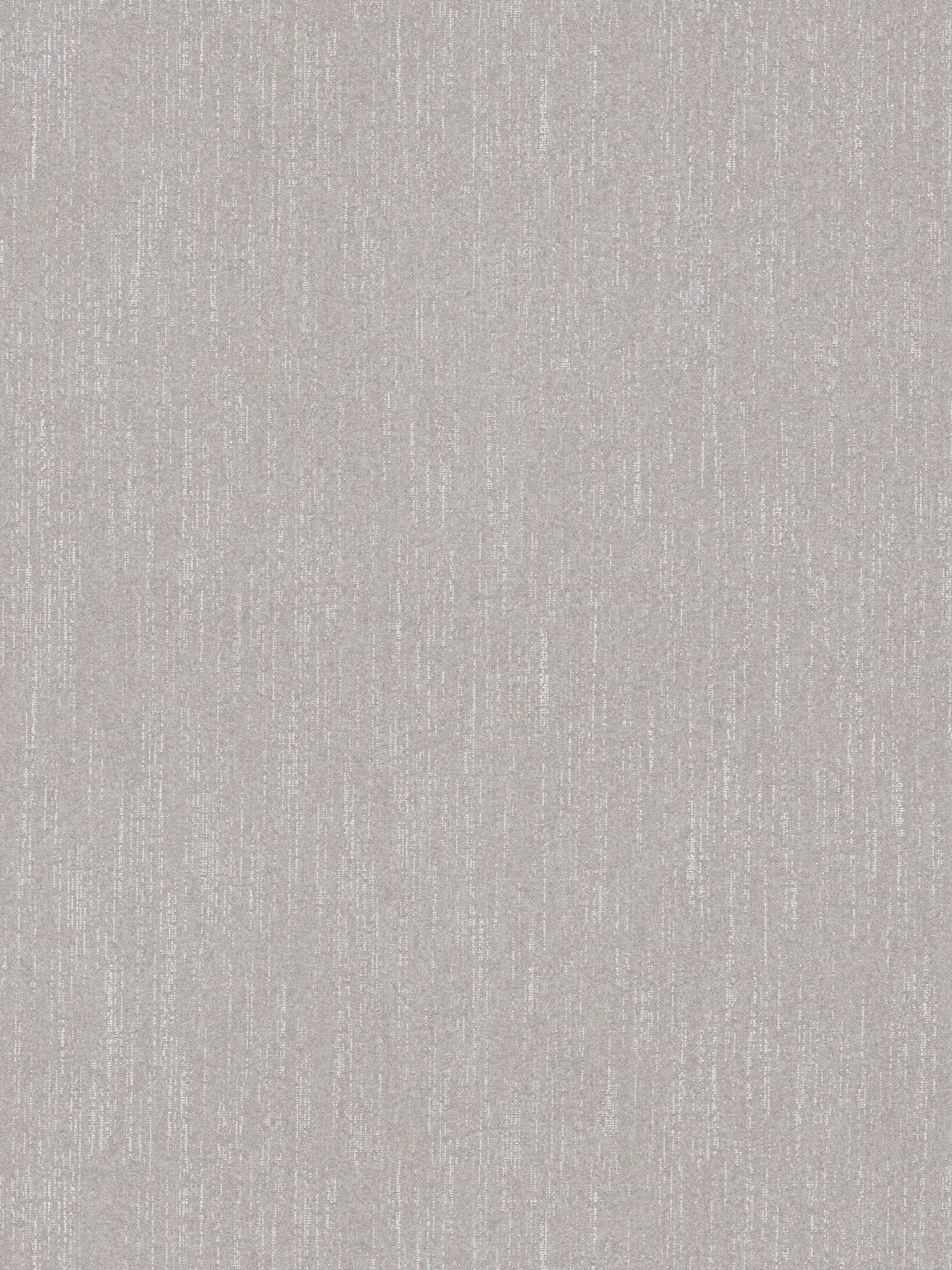 Papier peint uni gris argenté avec effet bouclé - gris
