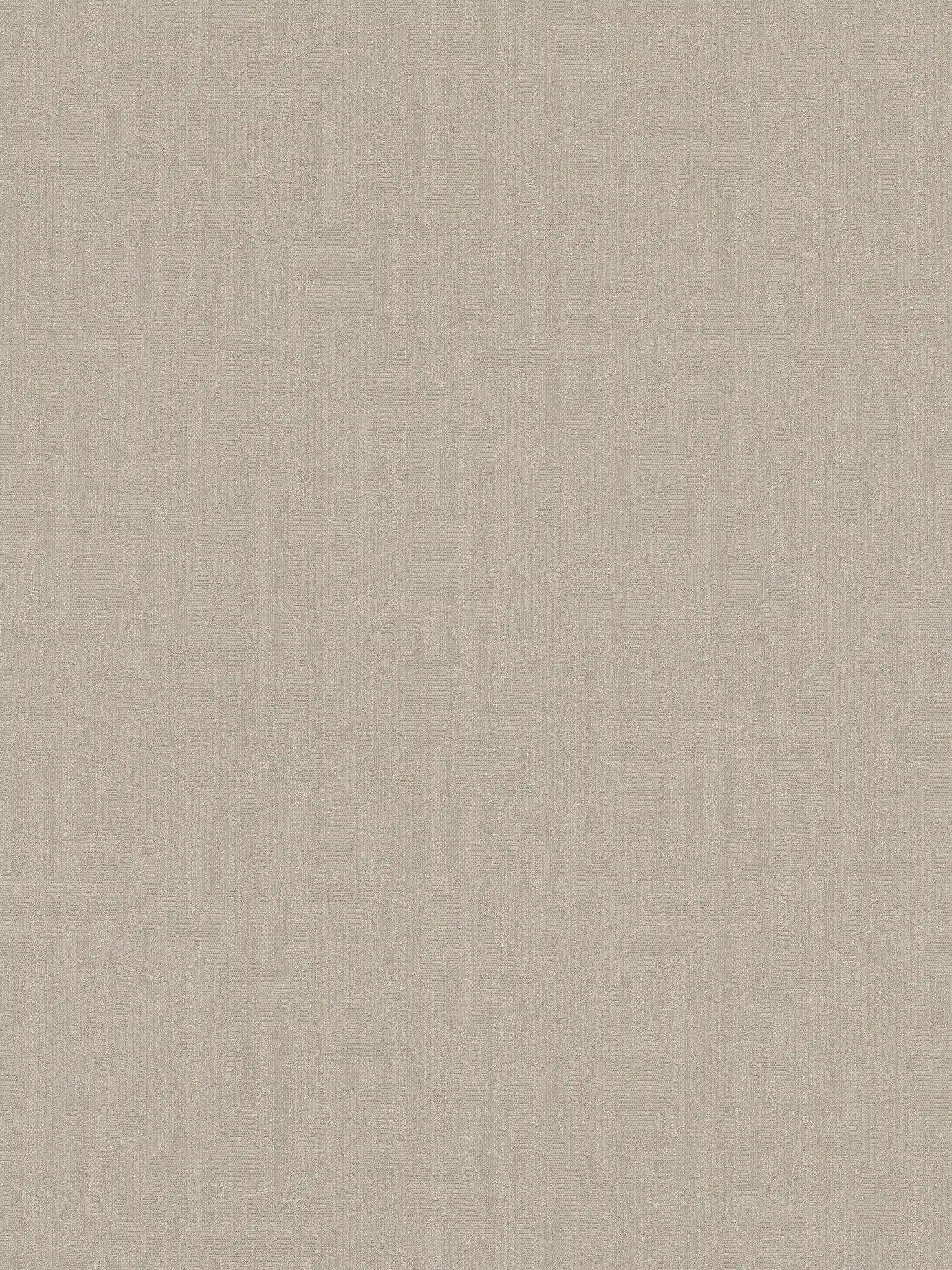 Papier peint uni neutre gris-beige avec surface structurée
