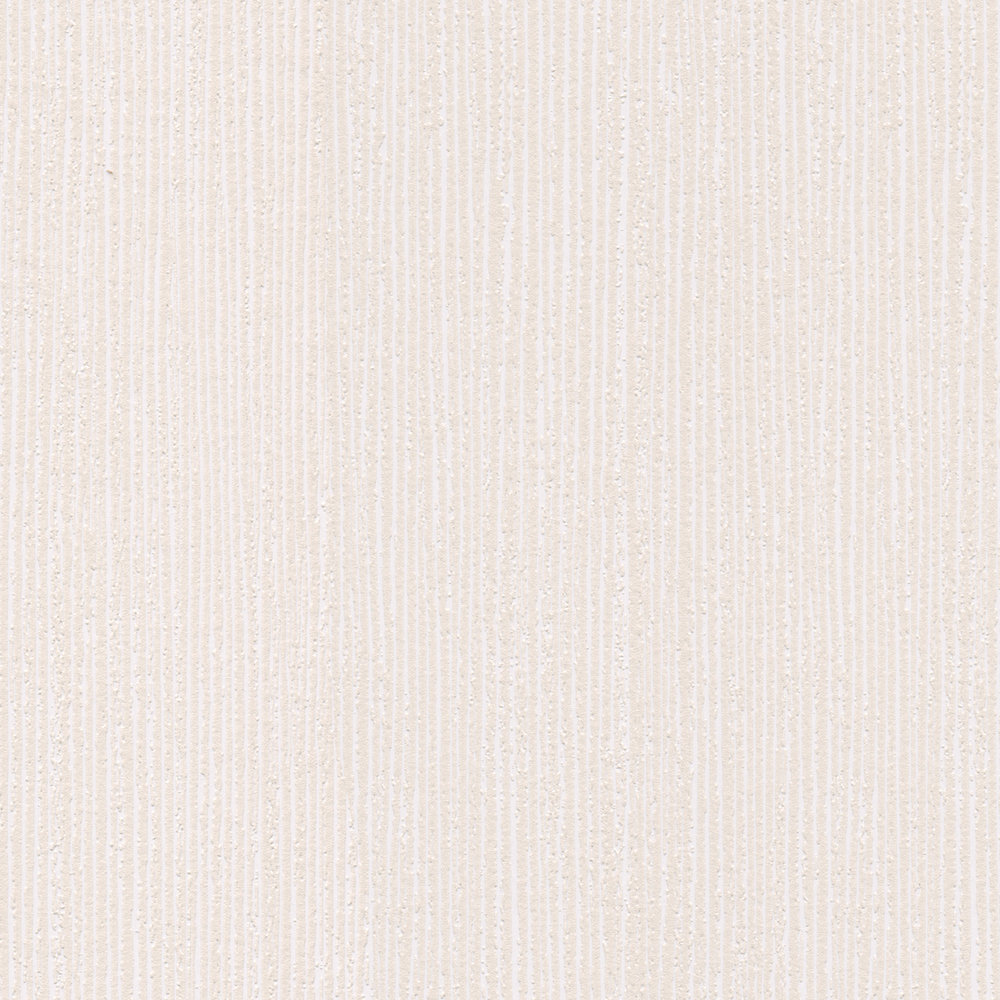             Structured Wallpaper non-woven with lined pattern in pink & cream
        