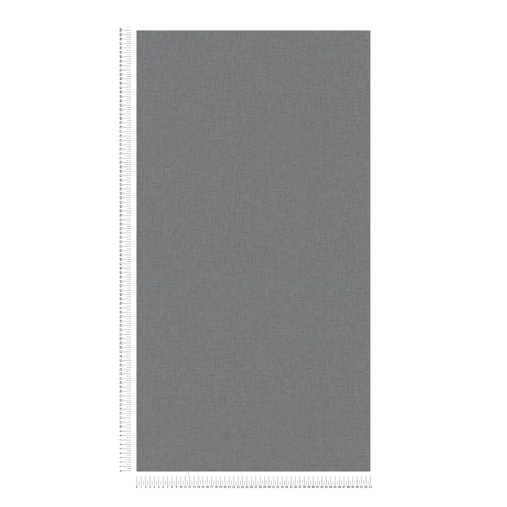             papier peint en papier intissé uni avec structure textile - anthracite, gris
        
