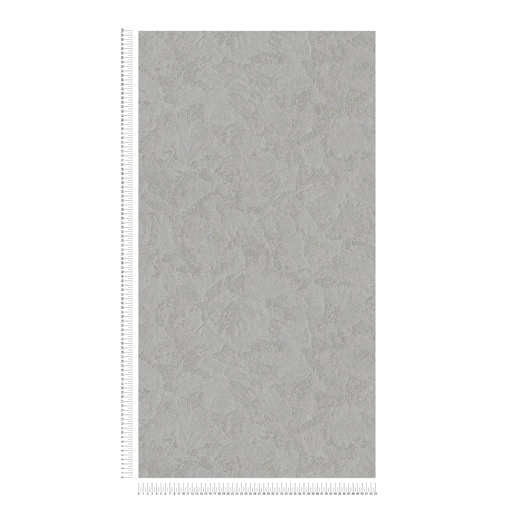             Plain textured wallpaper in plaster look with glitter effect - grey, silver
        