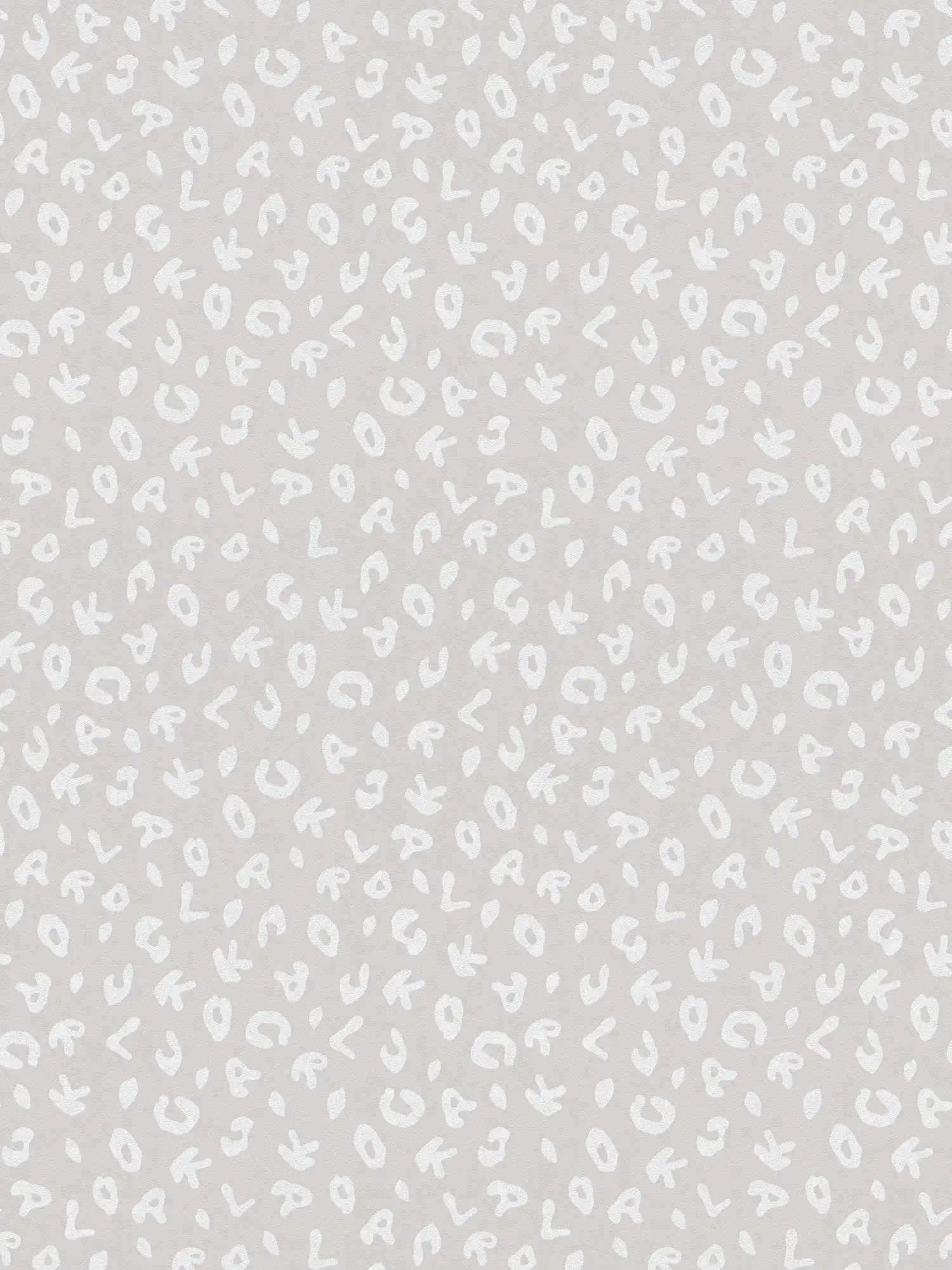 Karl LAGERFELD leopard print style wallpaper - Grey, Metallic
