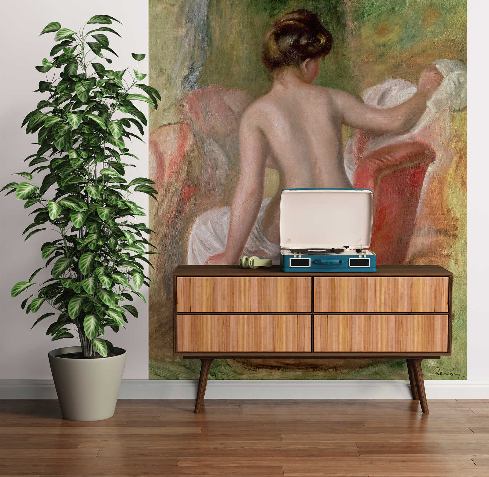            Mural "Desnudo en un sillón" de Pierre Auguste Renoir
        