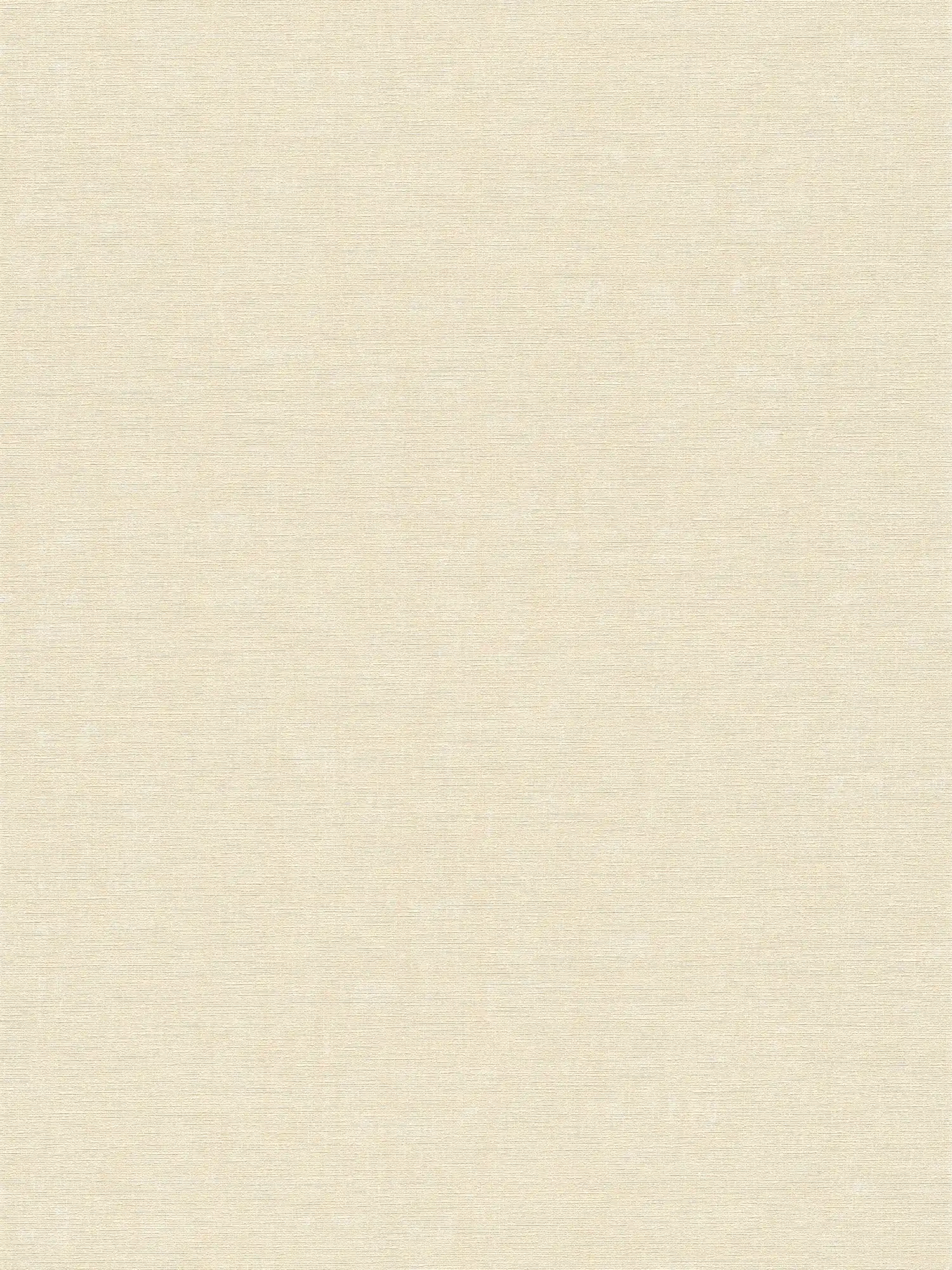 Papel pintado liso con motivo moteado - crema, beige
