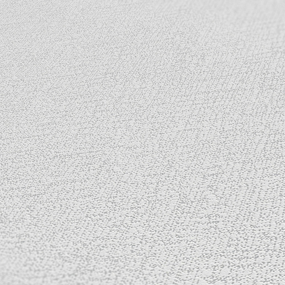             Papel pintado liso no tejido gris neutro con textura - gris
        